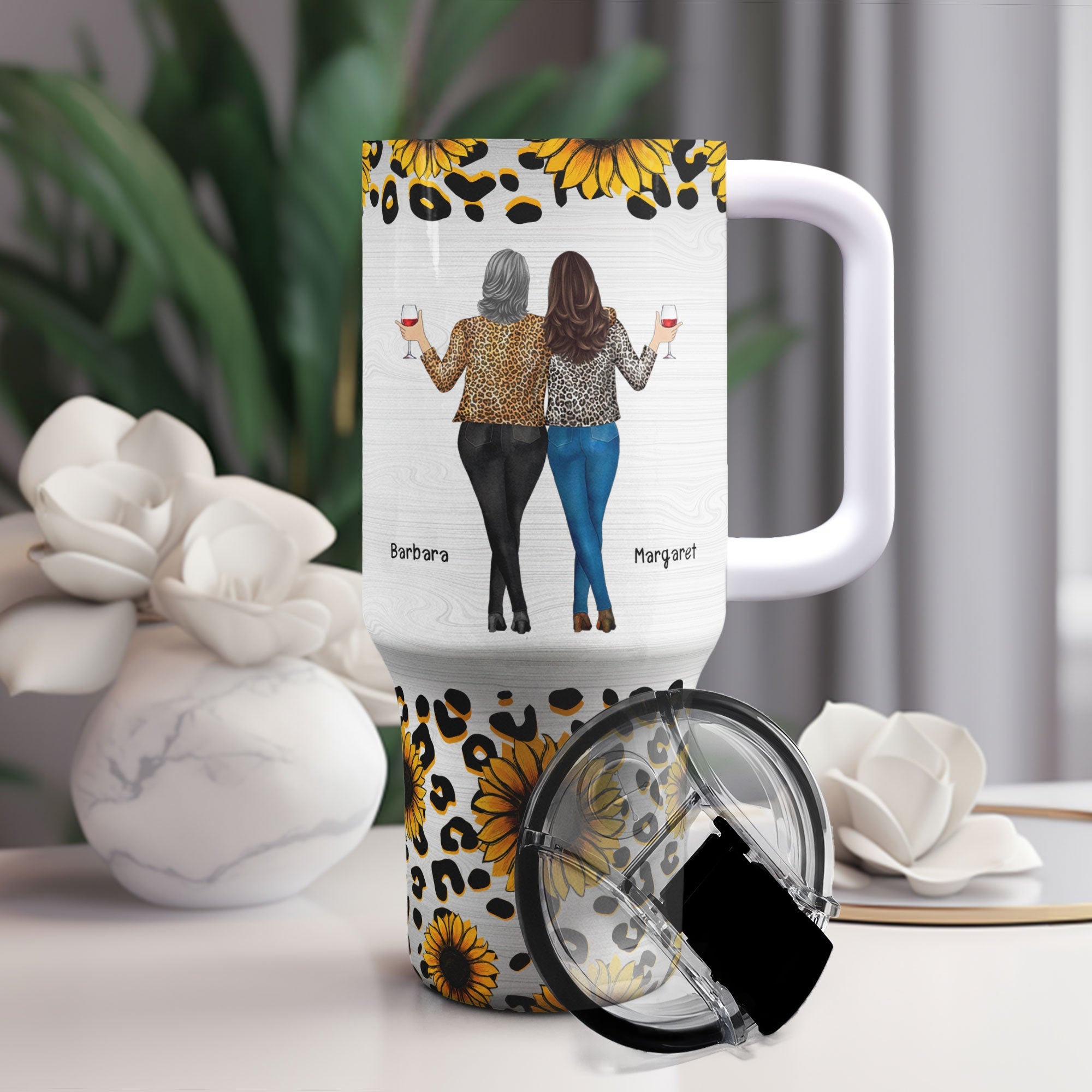 This Is Your Reminder Sunflower Mom Gift - Personalized 40oz Tumbler With Straw