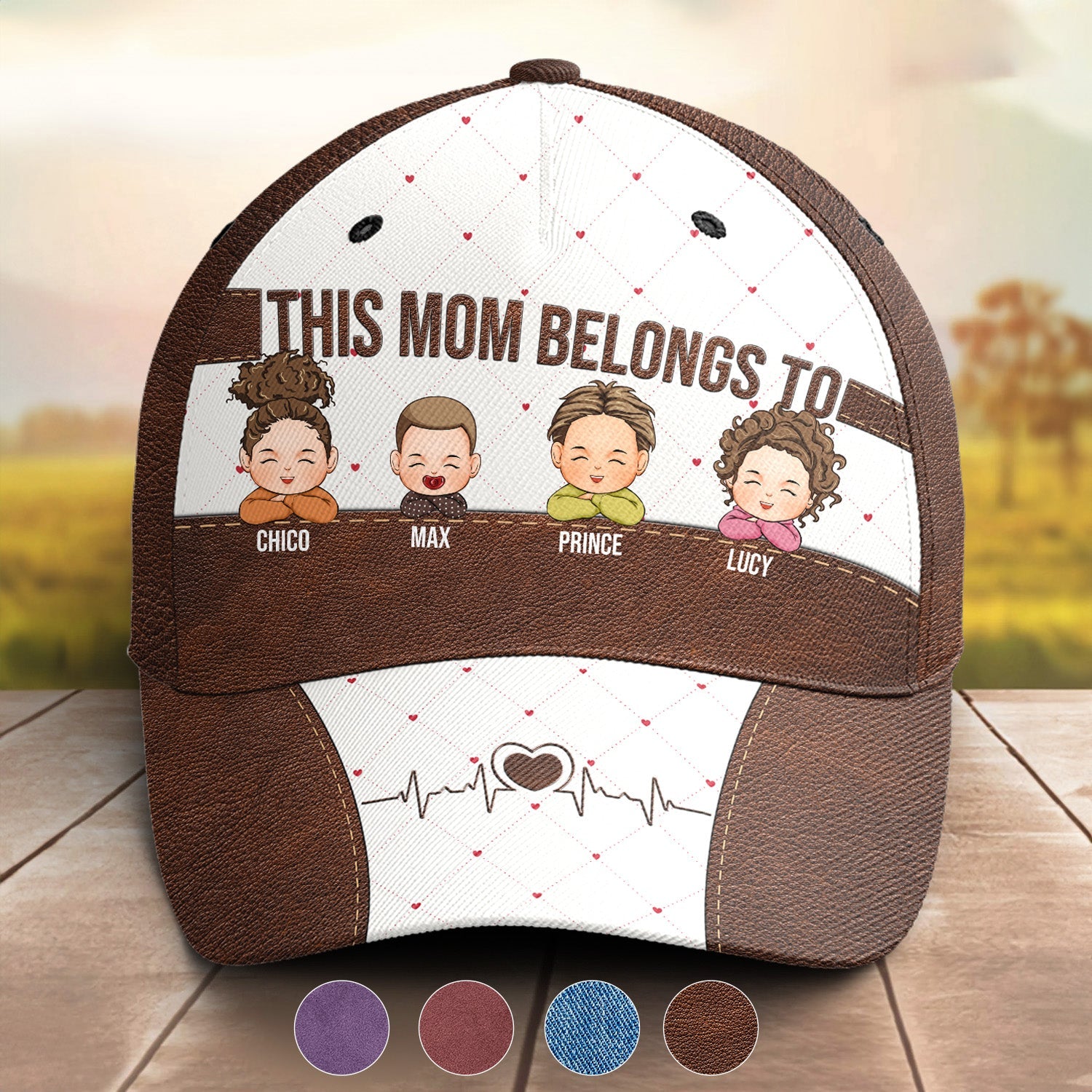 This Mom Belongs To - Personalized Classic Cap