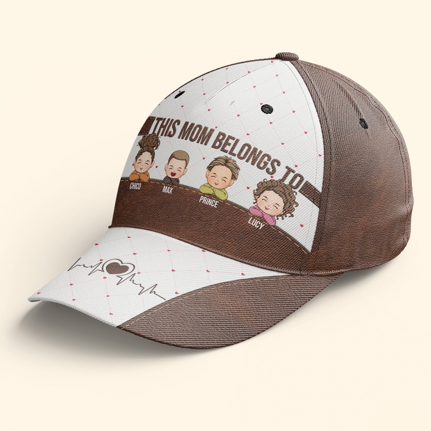 This Mom Belongs To - Personalized Classic Cap