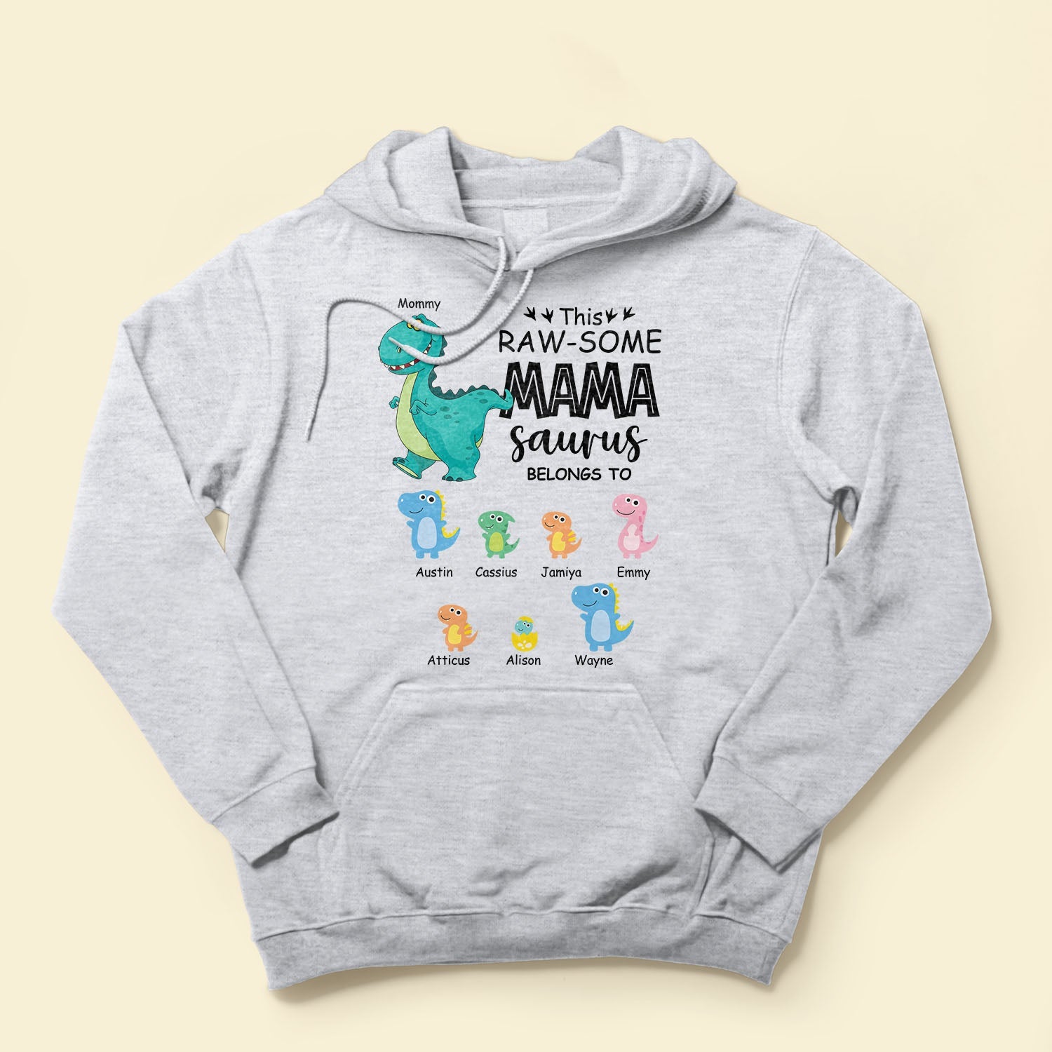 This Raw-Some Mamasaurus Belongs To - Personalized Shirt