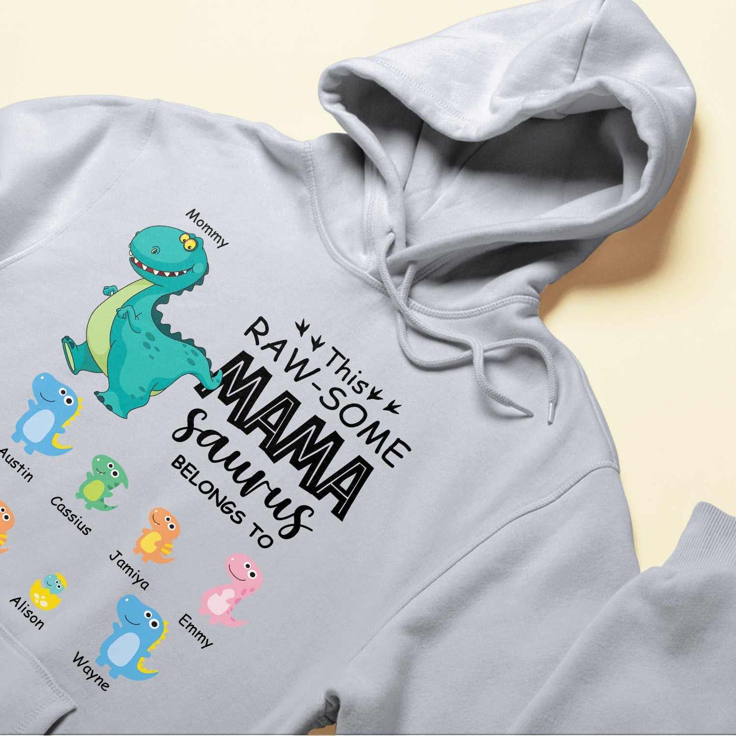 This Raw-Some Mamasaurus Belongs To - Personalized Shirt