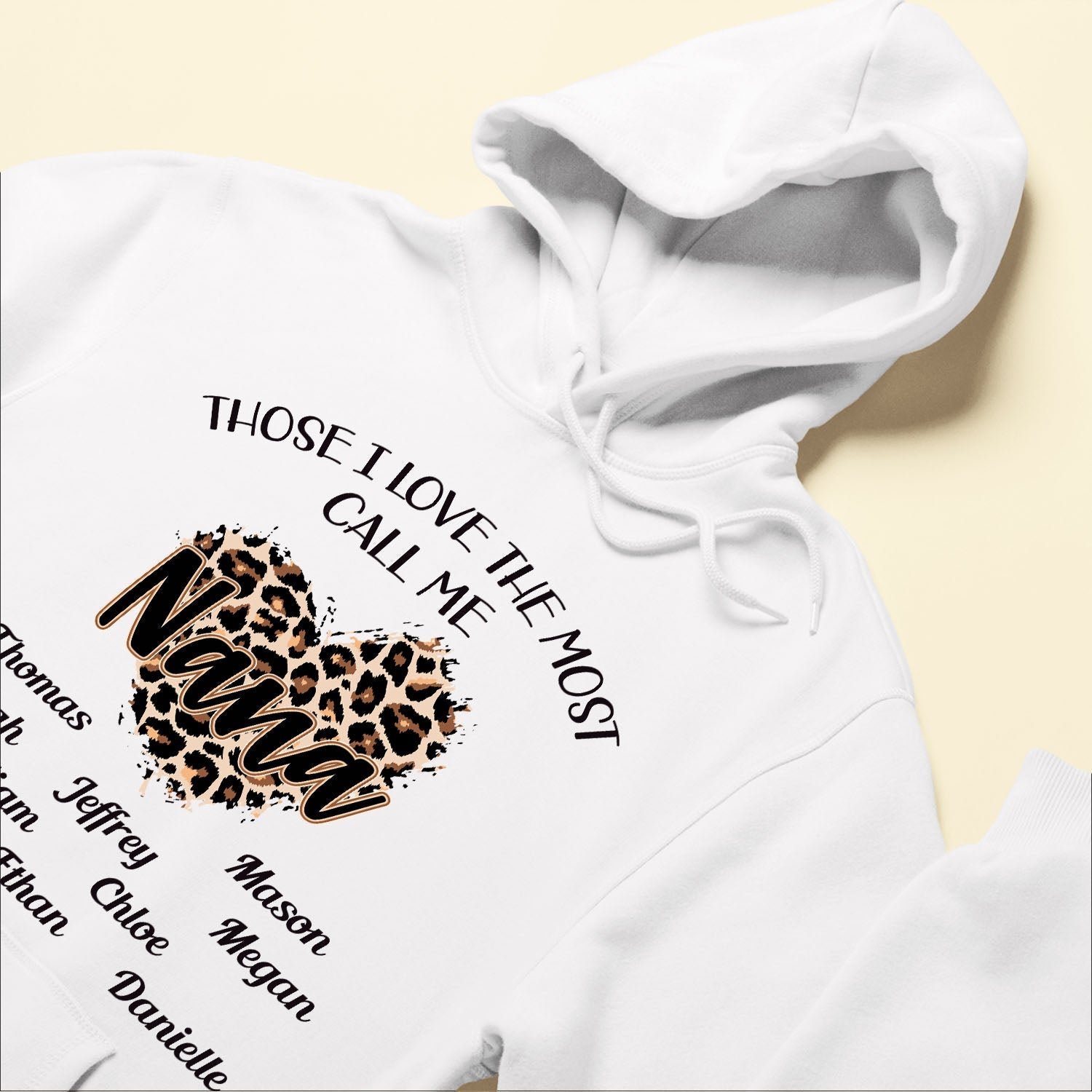 Those I Love The Most Call Me - Personalized Shirt - Birthday Gift Mother's Day Gift For Her, Nana - Gift From Grandkids, Daughters, Sons, Husbands