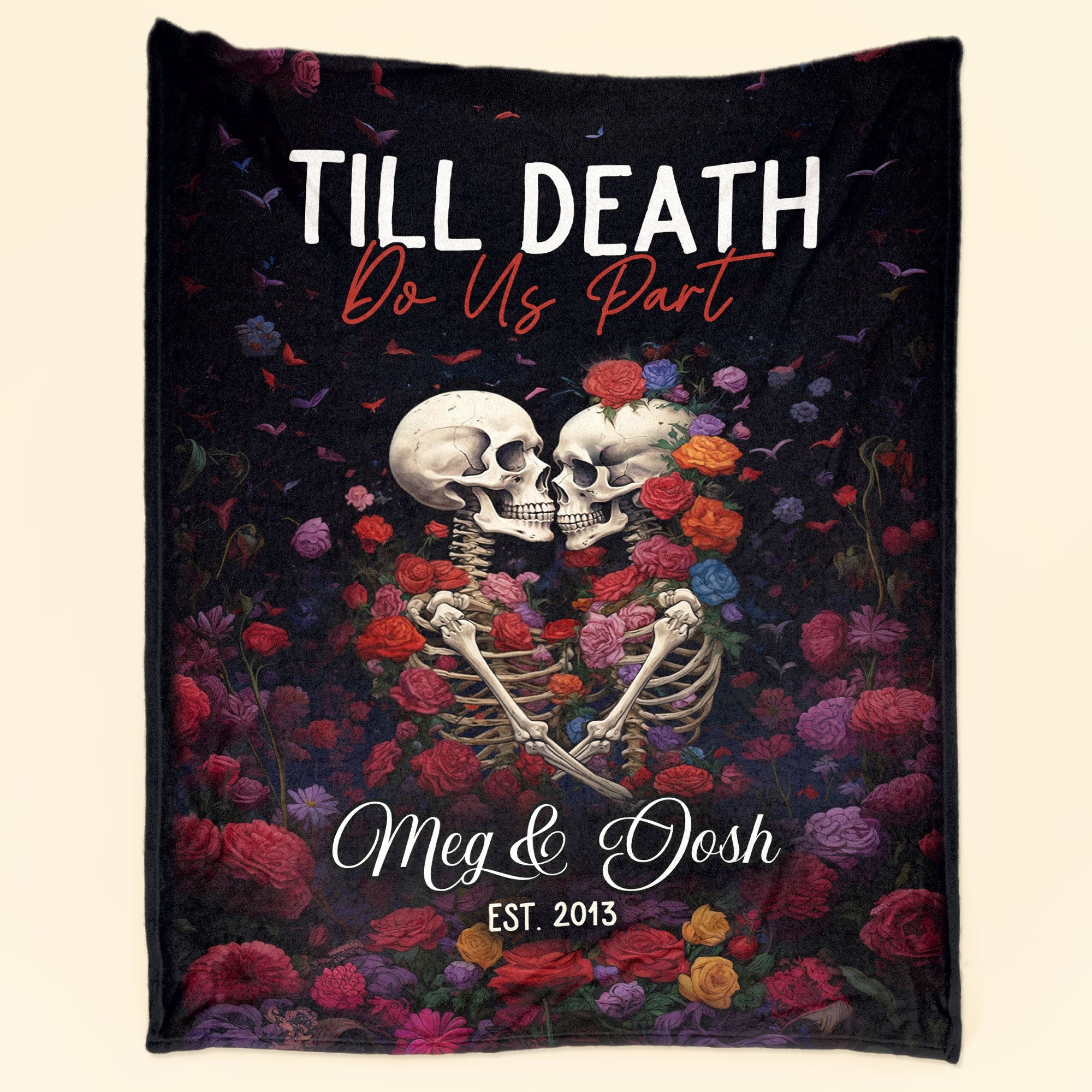 Till Death Do Us Part - Personalized Blanket