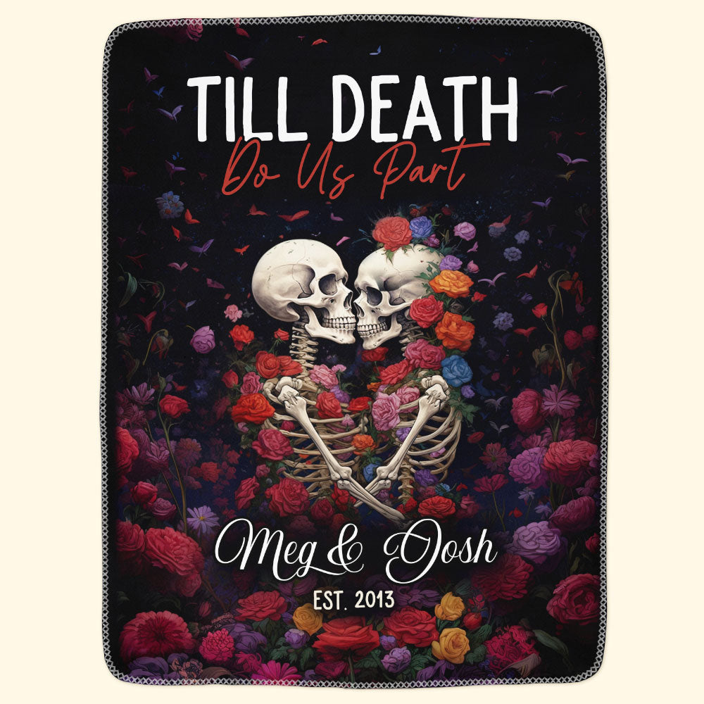 Till Death Do Us Part - Personalized Blanket