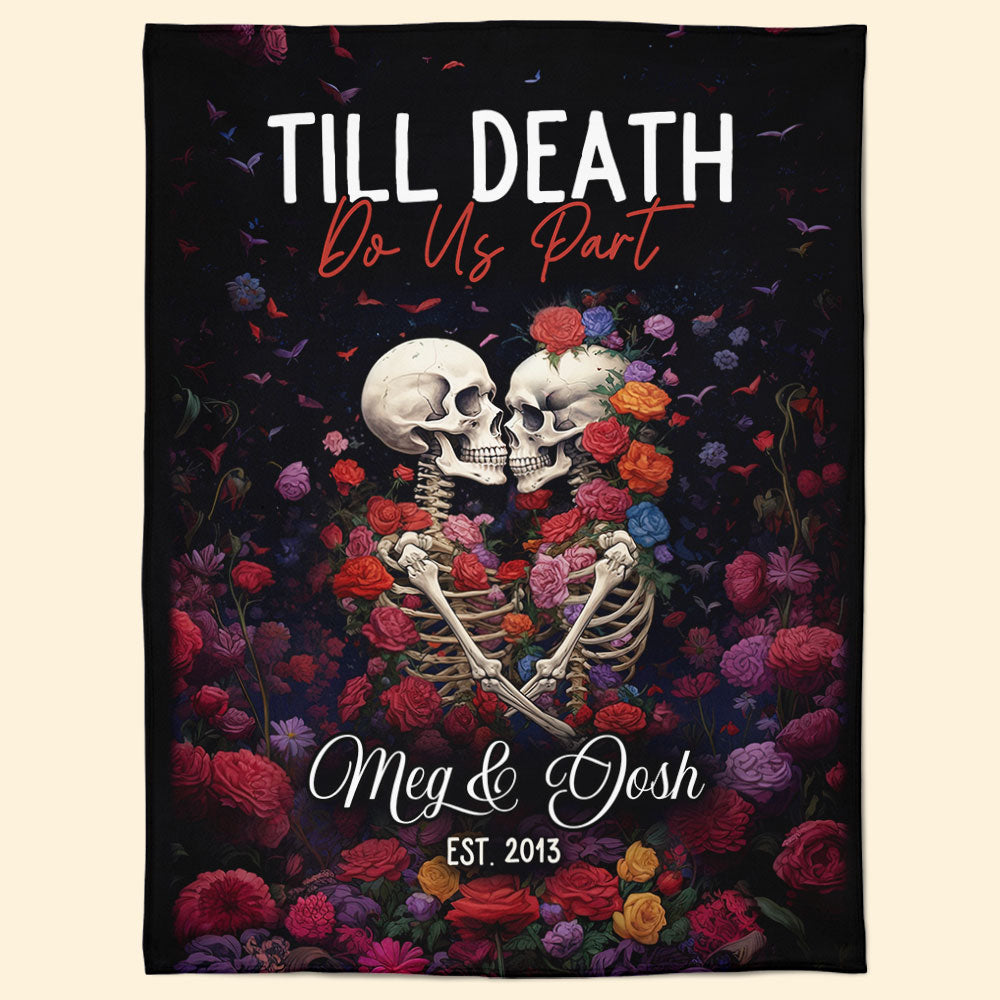 Till Death Do Us Part - Personalized Blanket