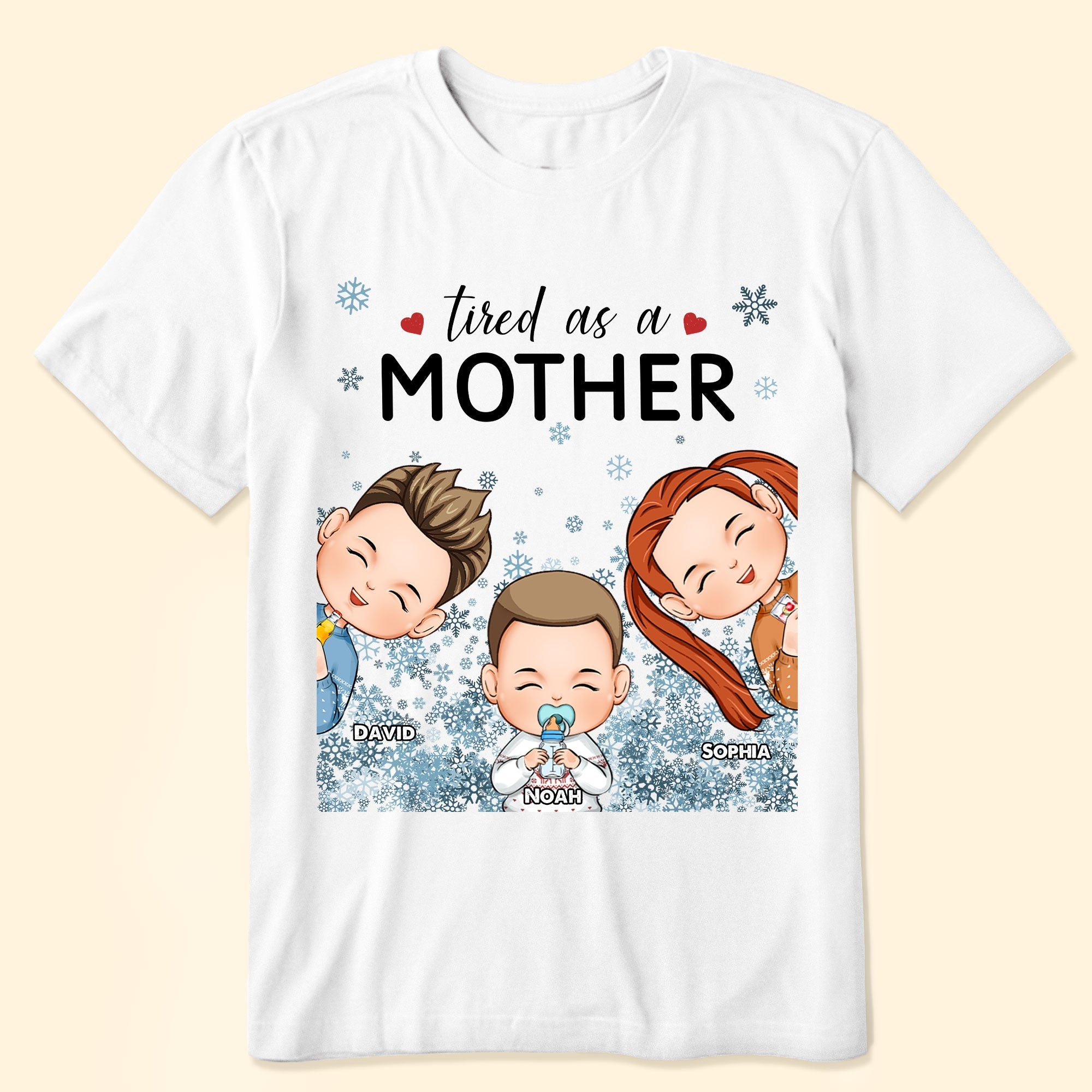 Tired As A Mother - Personalized Shirt