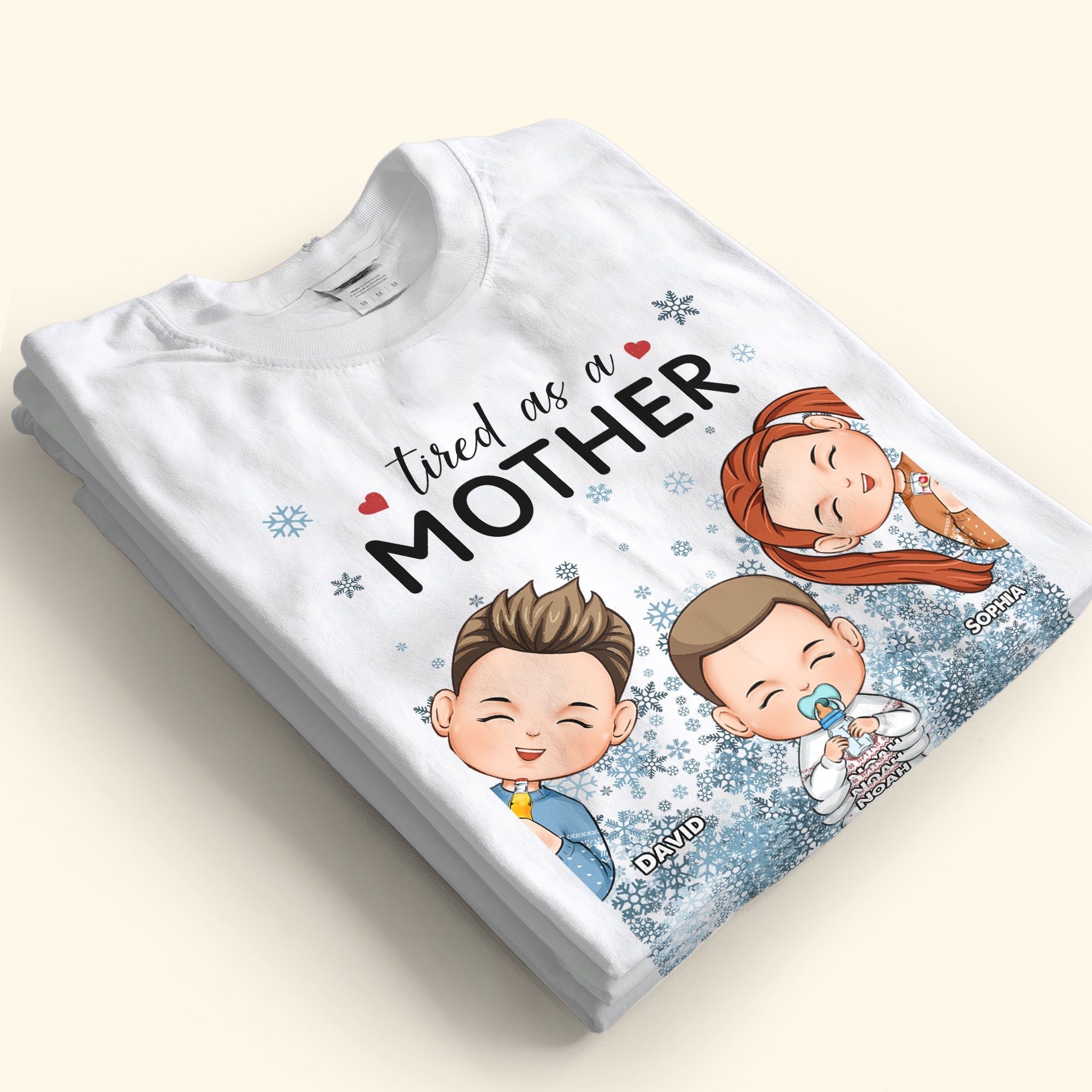 Tired As A Mother - Personalized Shirt