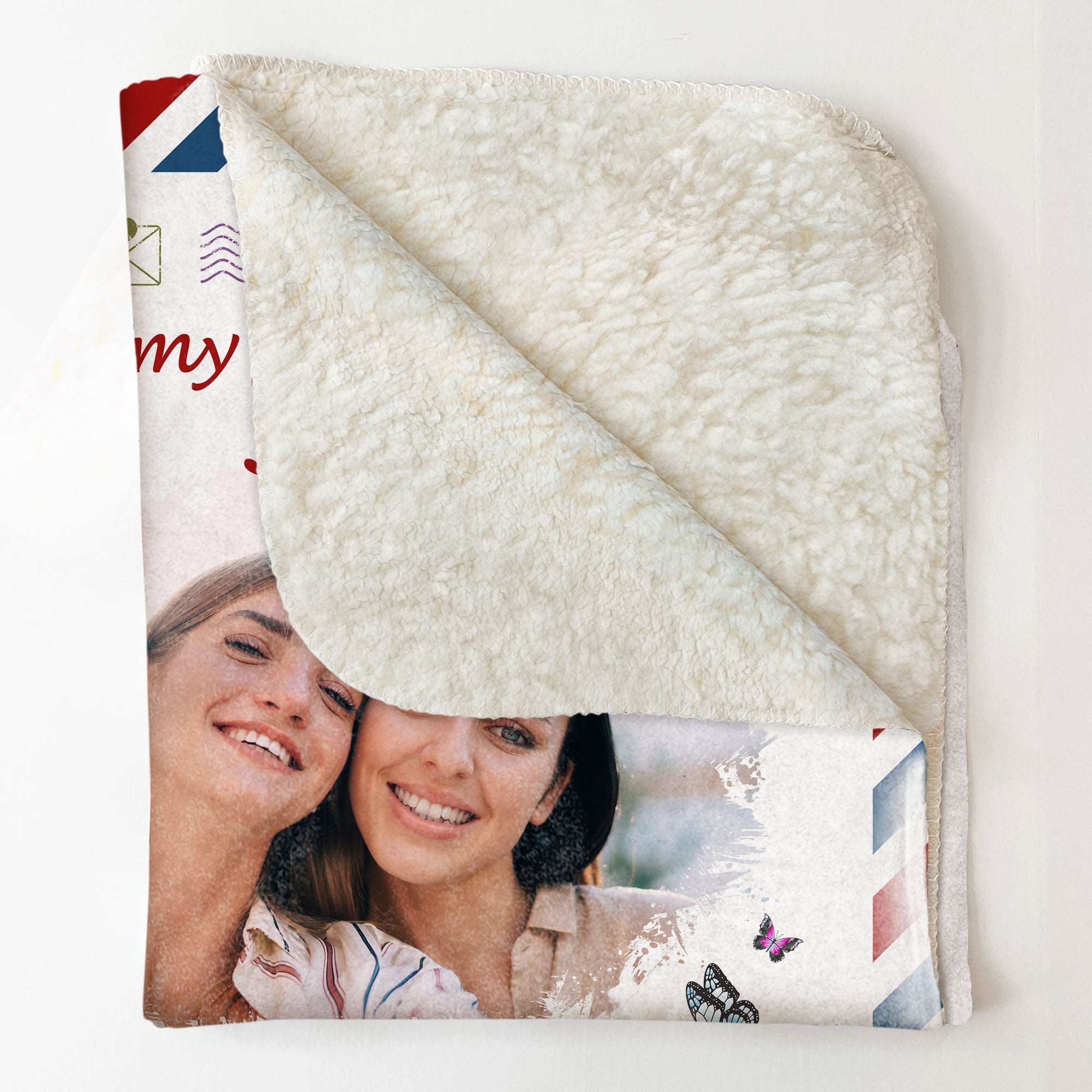 To My Bestie - Personalized Photo Blanket