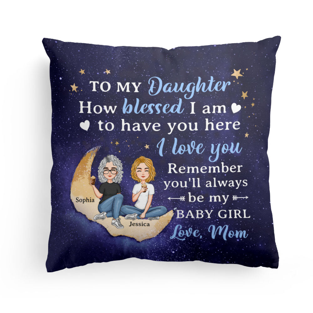 To My Daughter To My Son I Love You - Personalized Pillow - Birthday, Loving Gift For Daughter, Son, Kids