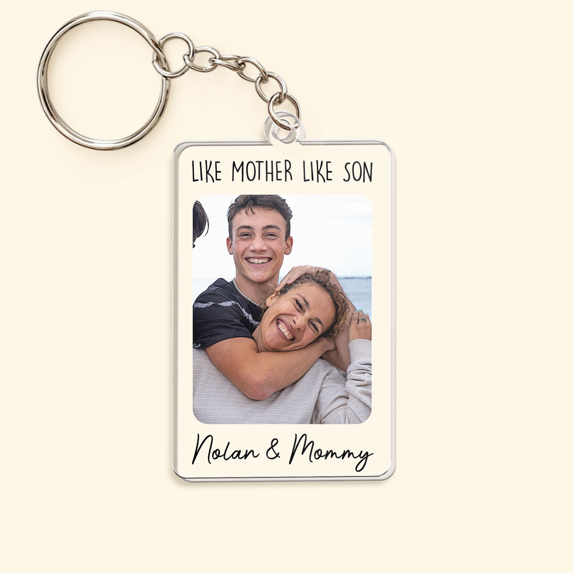 To The Best Mom In The World - Personalized Acrylic Photo Keychain