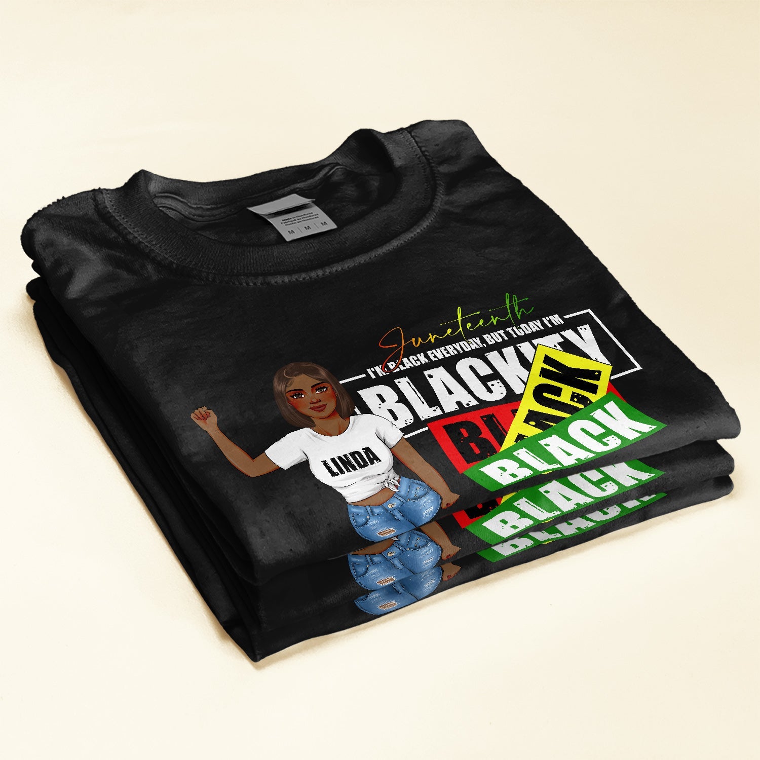 Today I'M Blackcity - Personalized Shirt - Juneteenth Independence Day, Black history Gift For Black Woman, Black Girl - Black Lives Matter