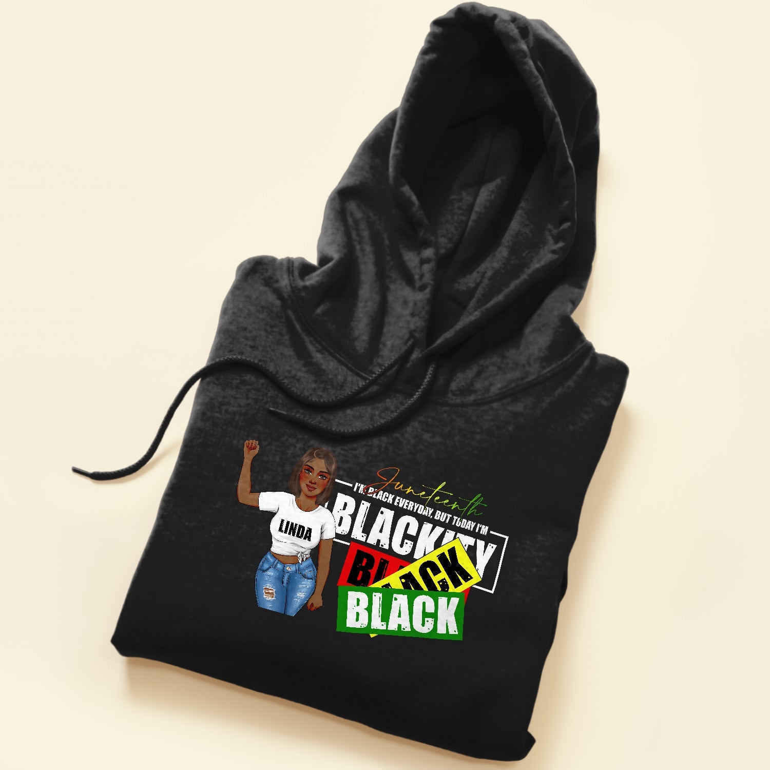 Today I'M Blackcity - Personalized Shirt - Juneteenth Independence Day, Black history Gift For Black Woman, Black Girl - Black Lives Matter