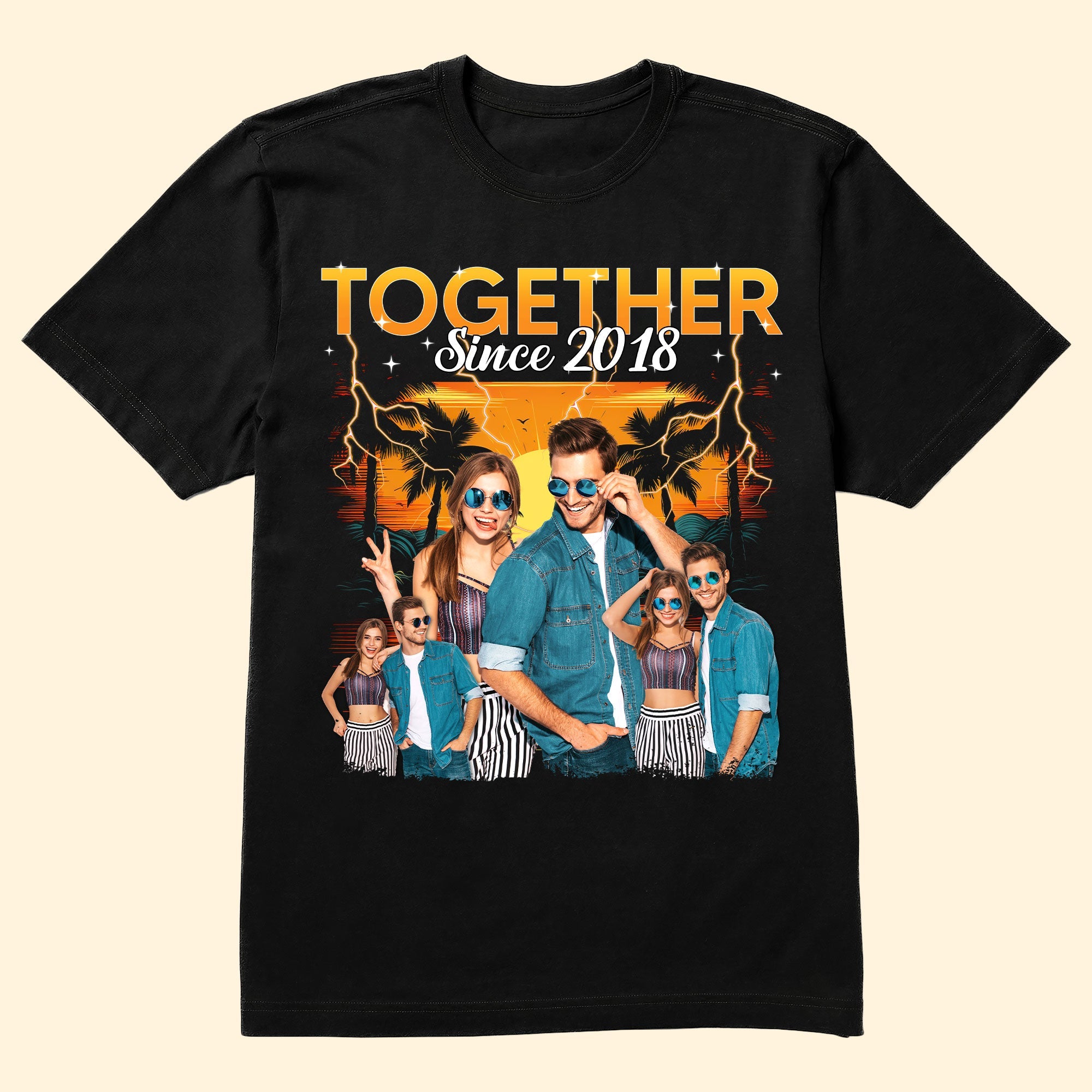 Together Since Bootleg Shirt - Personalized Photo Shirt