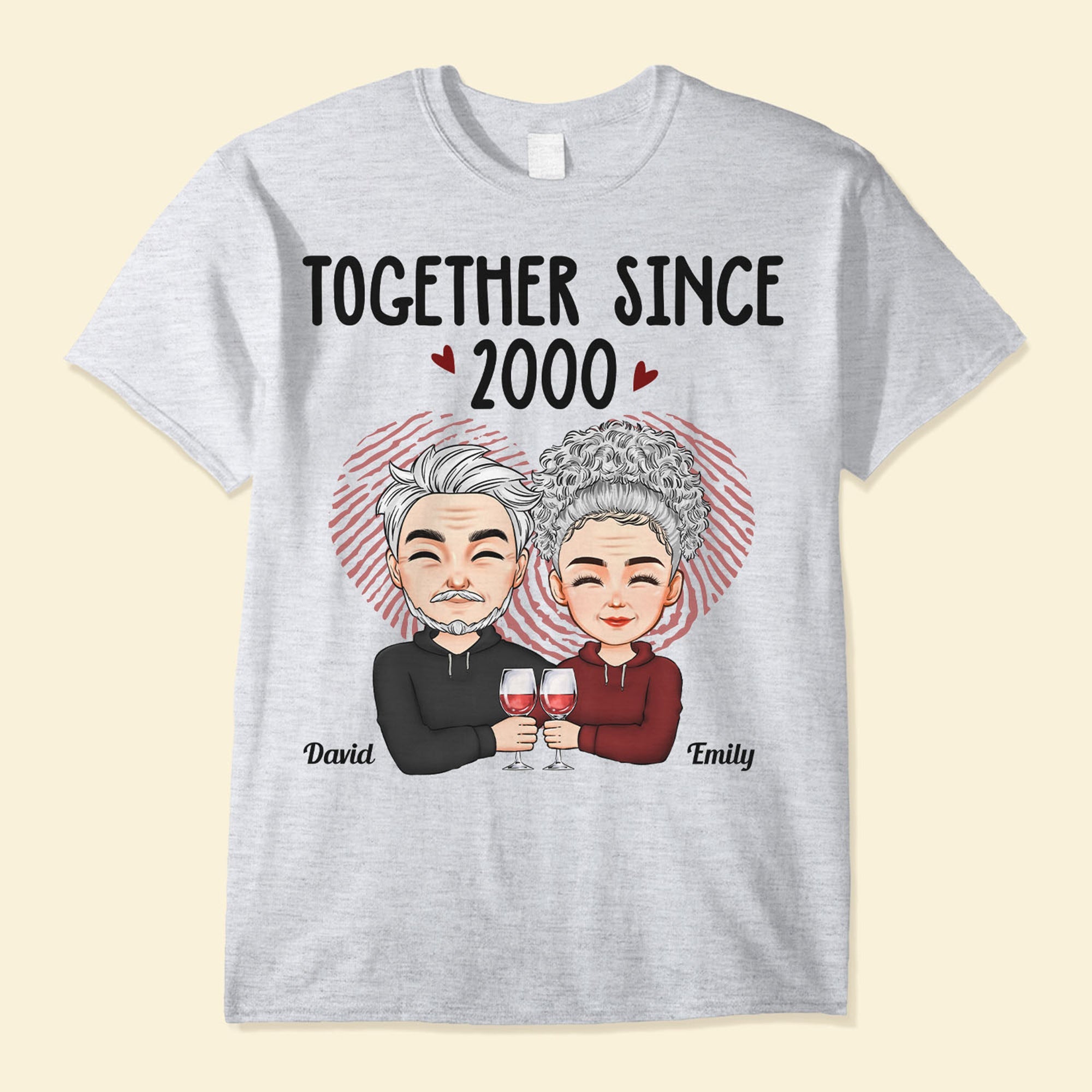 Together Since - Cartoon Version - Personalized Shirt