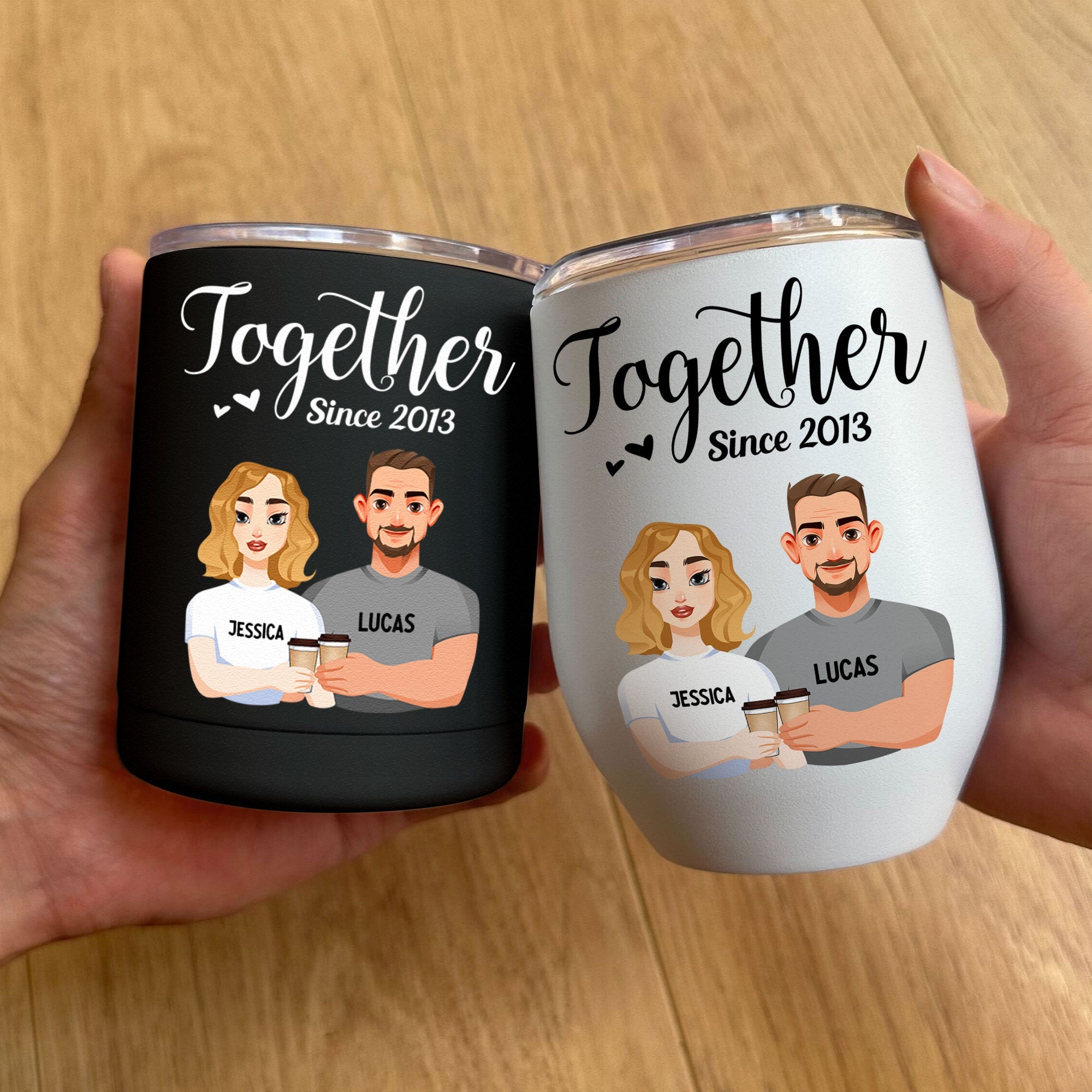 Together Since - Personalized Couple Tumblers