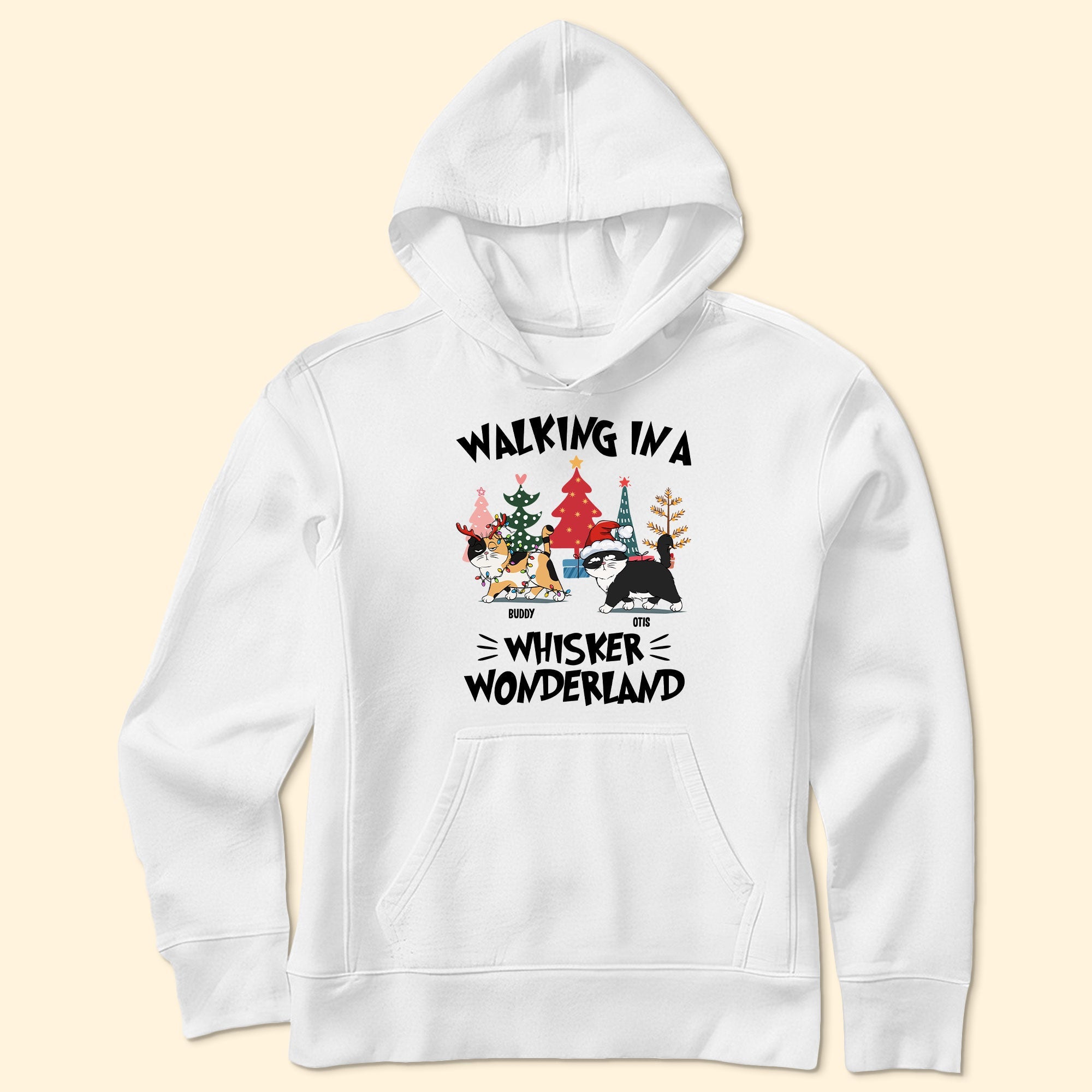 Walking In A Whisker Wonderland - Personalized Shirt