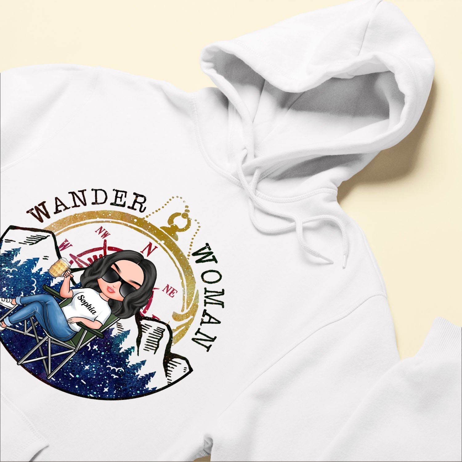 Wander Woman - Personalized Shirt - Birthday Gift For Camping Lovers, Wanderlust - Camping Doll