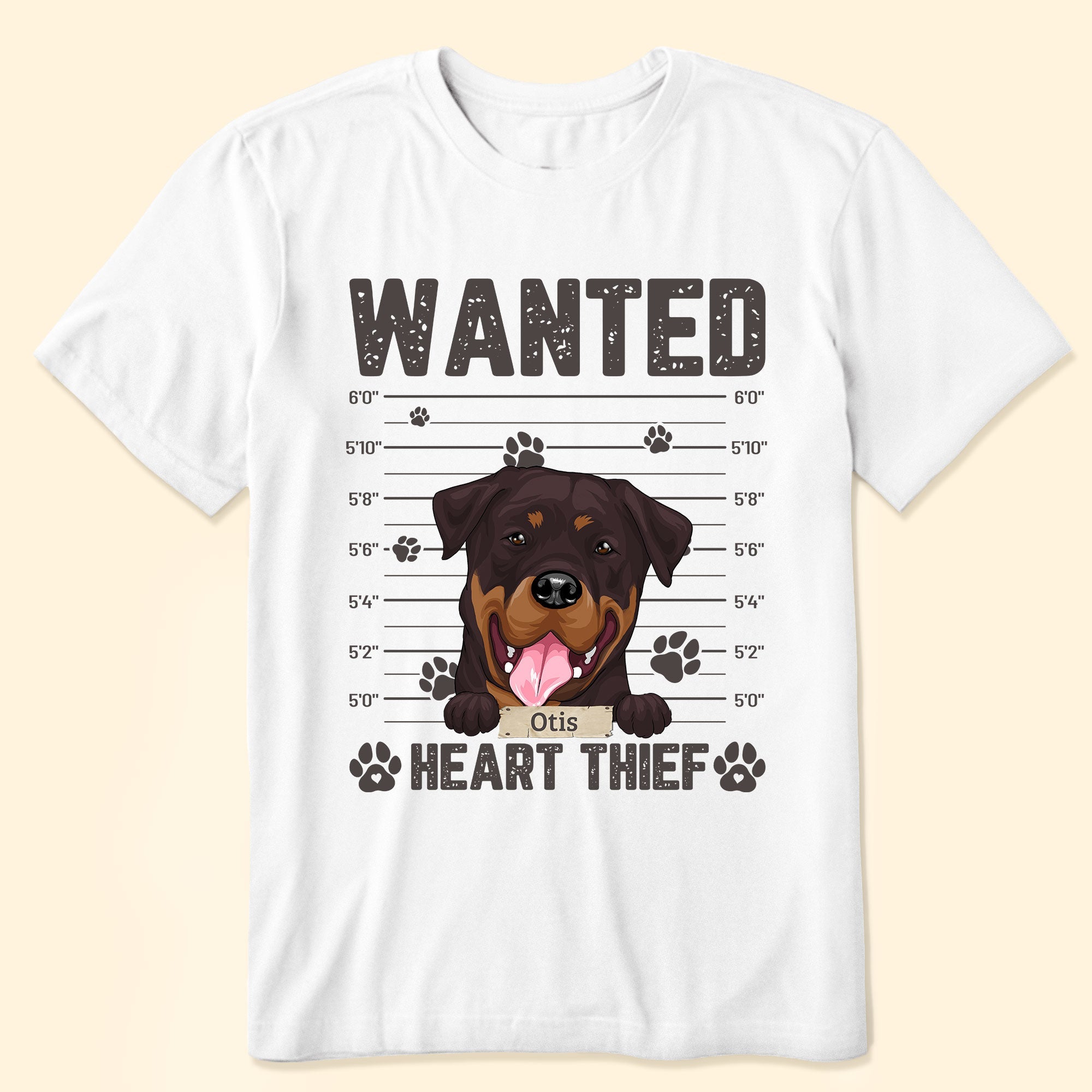 Wanted Heart Thief - Personalized Shirt