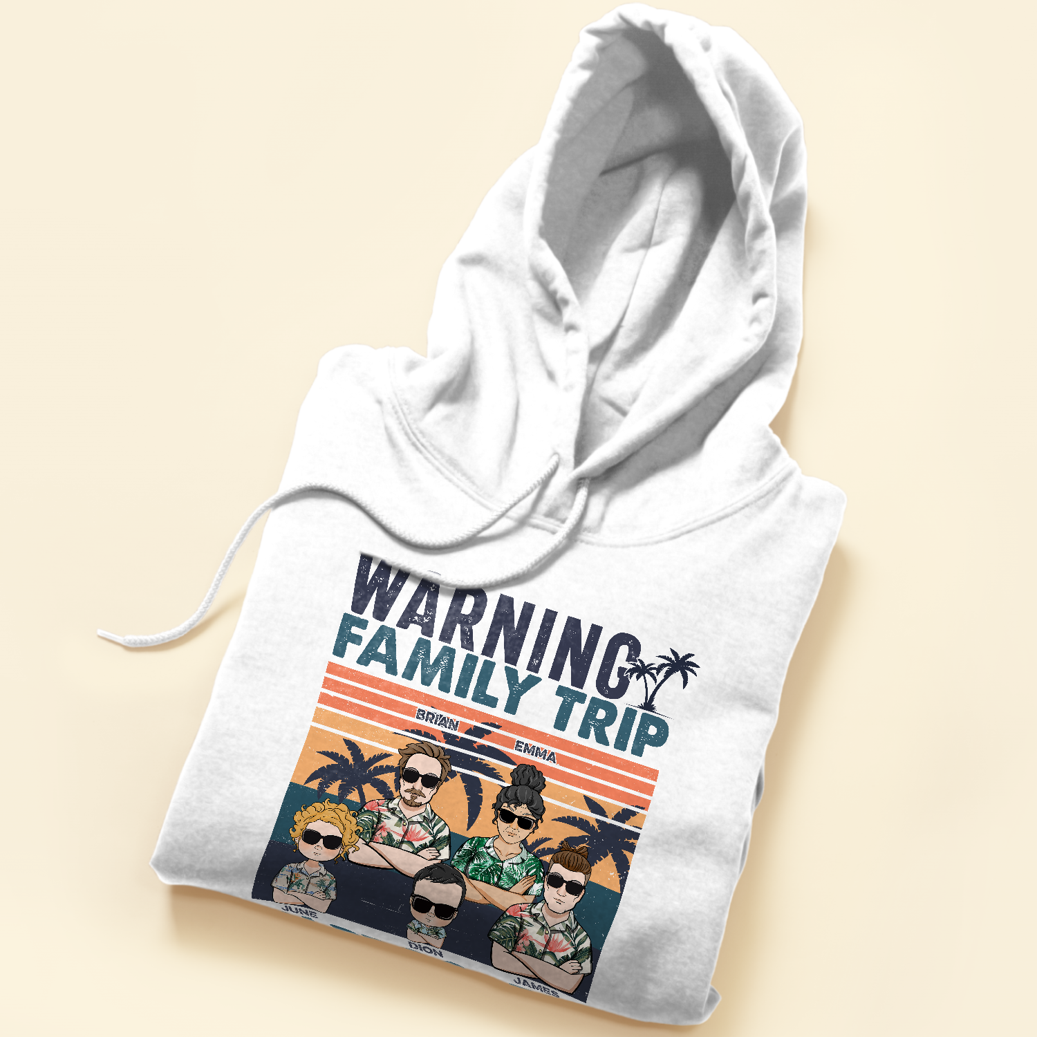 Warning Family Trip In Progress - Personalized Shirt