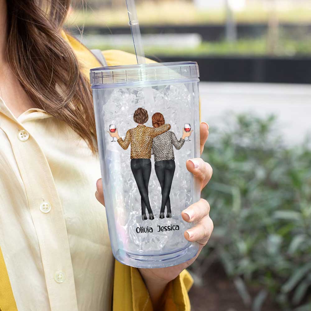 Warning! The Girls Are Drinking Again - Personalized Acrylic Insulated Tumbler