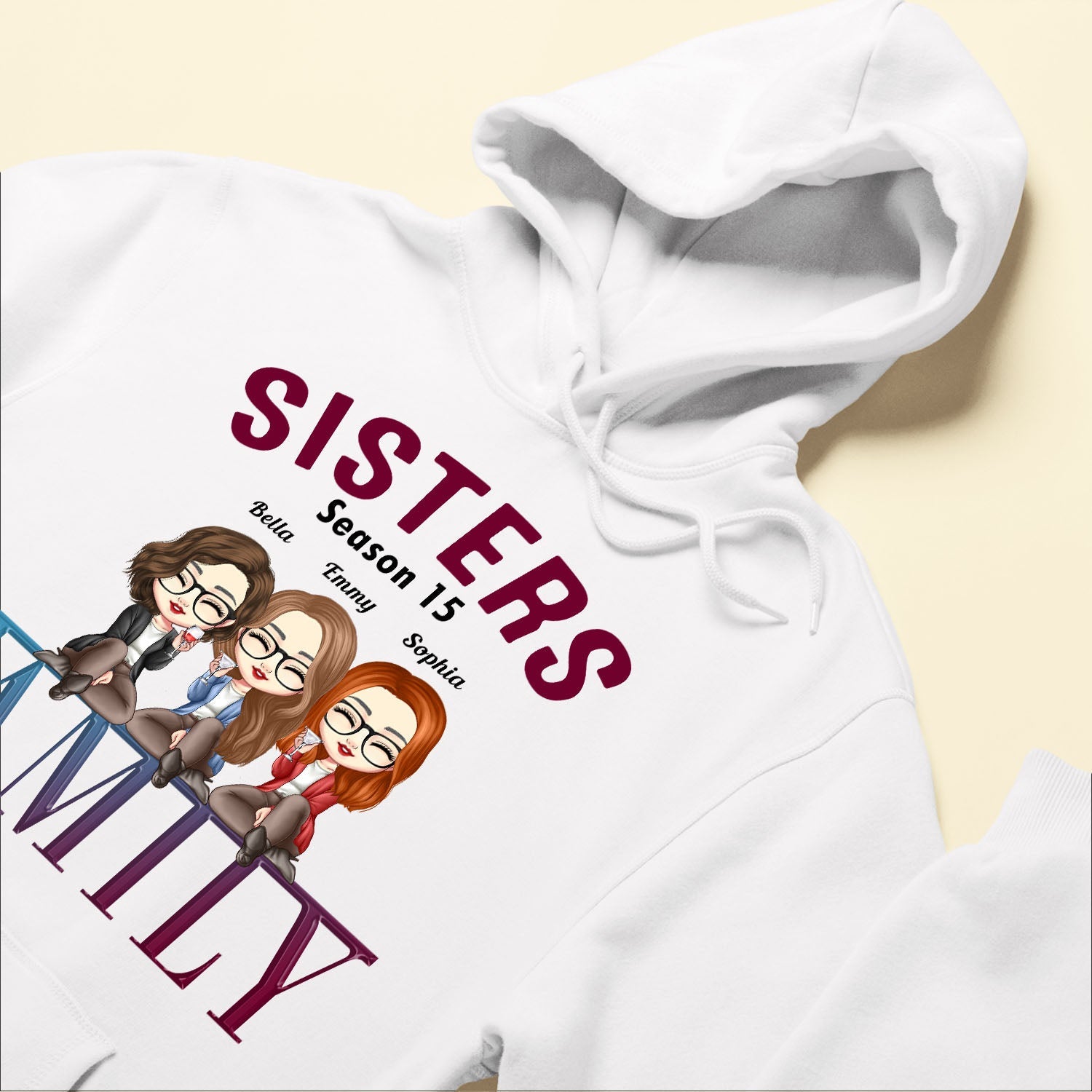 We Are Sisters - Personalized Shirt - Birthday Gift For Sisters, Family, Friends