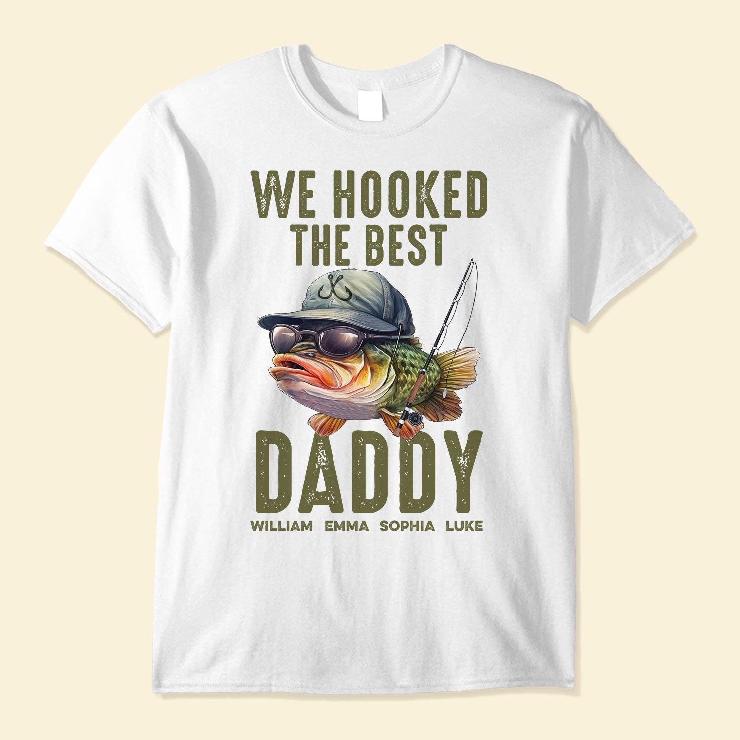 We Hooked The Best Dad, Grandpa, Papa - Personalized Shirt