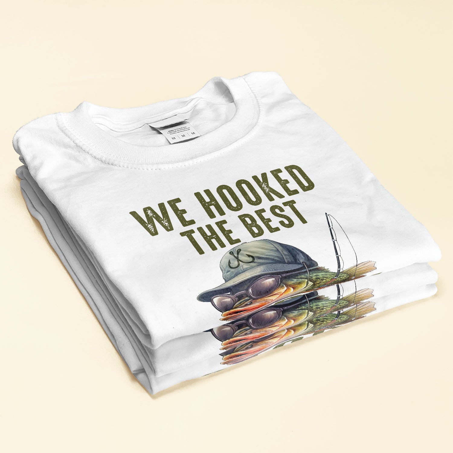 We Hooked The Best Dad, Grandpa, Papa - Personalized Shirt