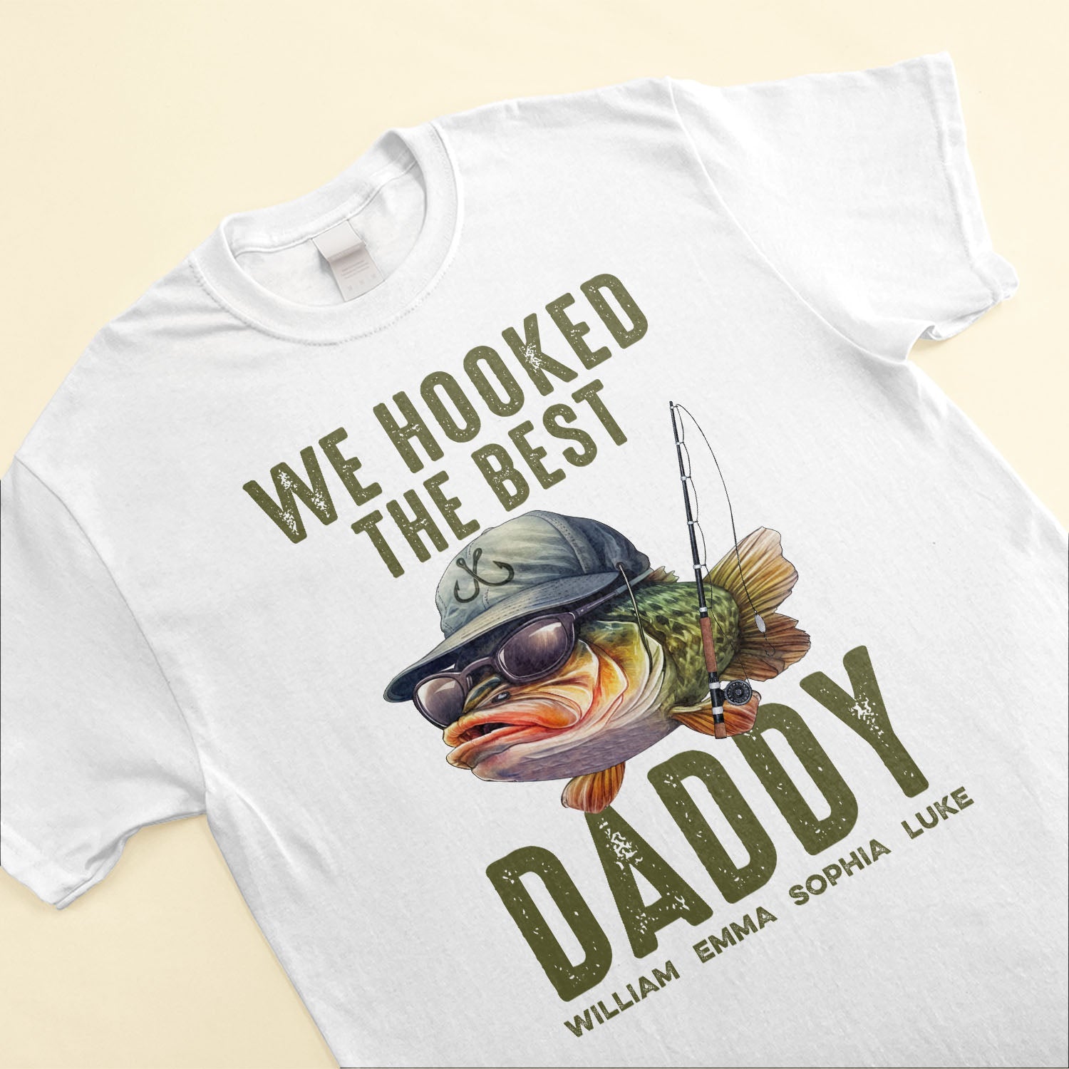 We Hooked The Best Dad, Grandpa, Papa - Personalized Shirt