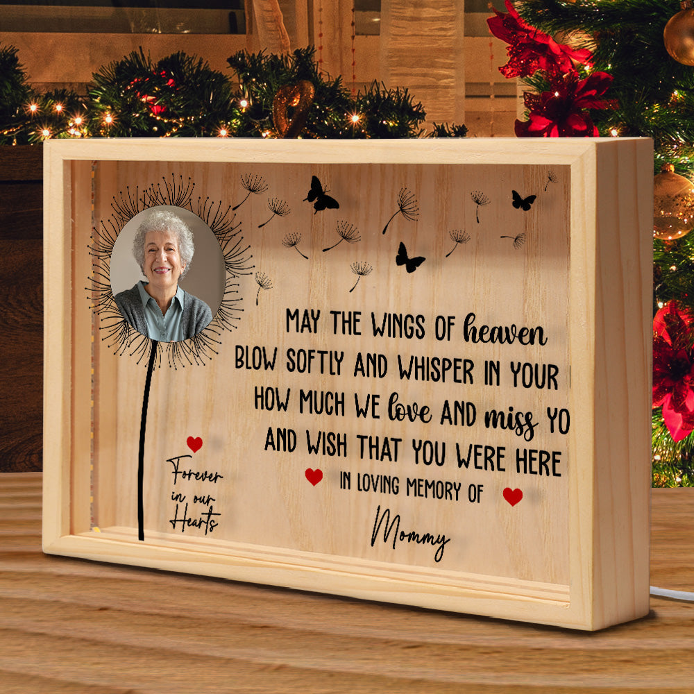  We Love And Miss You - Personalized Photo Frame Light Box