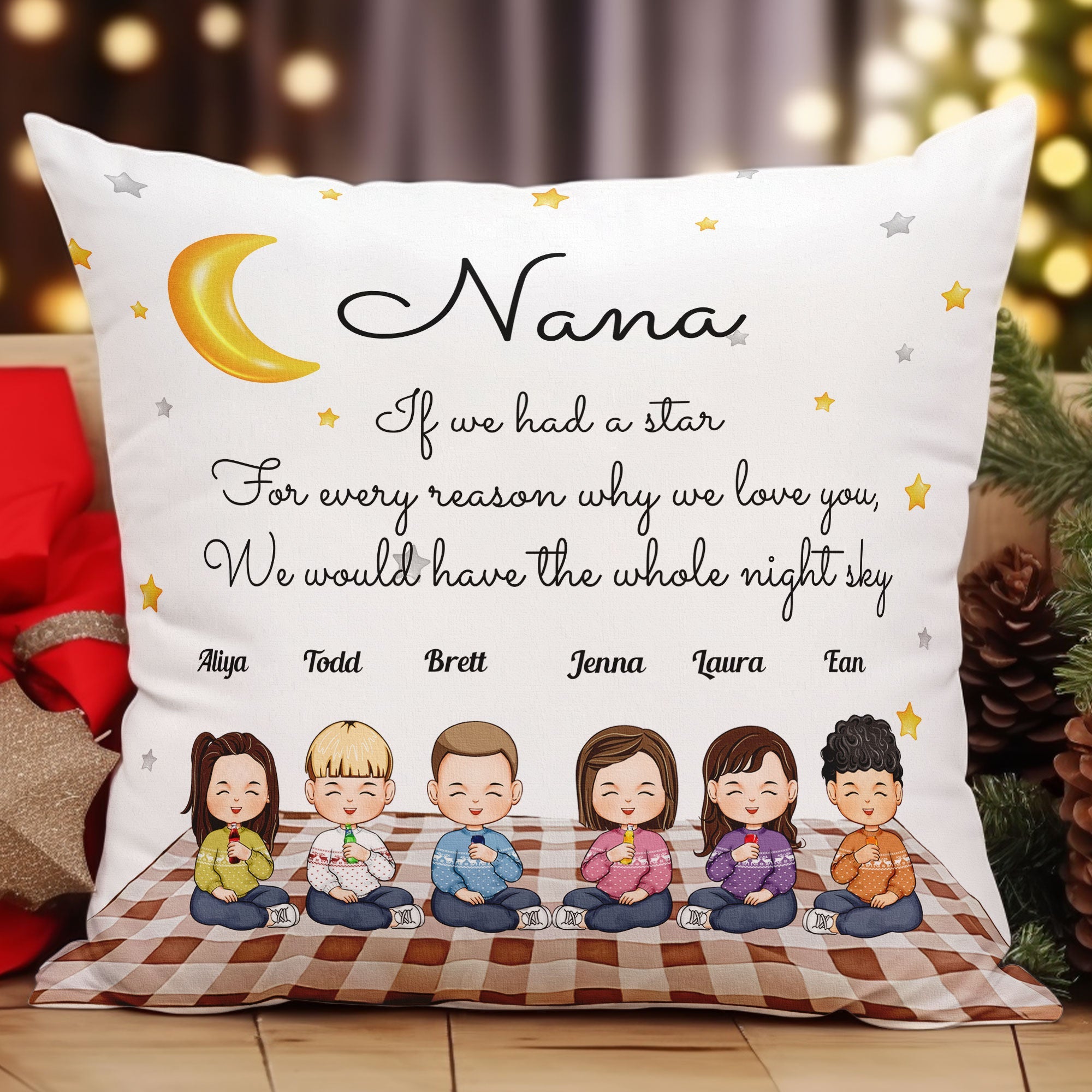 We Love You More - Personalized Pillow