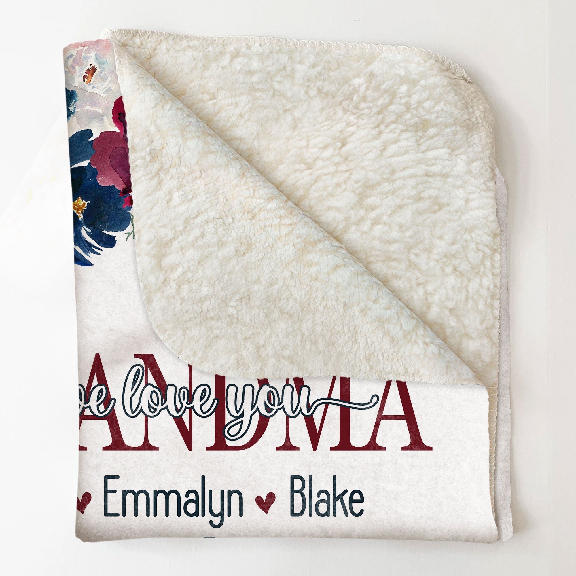 We Love You - Personalized Blanket