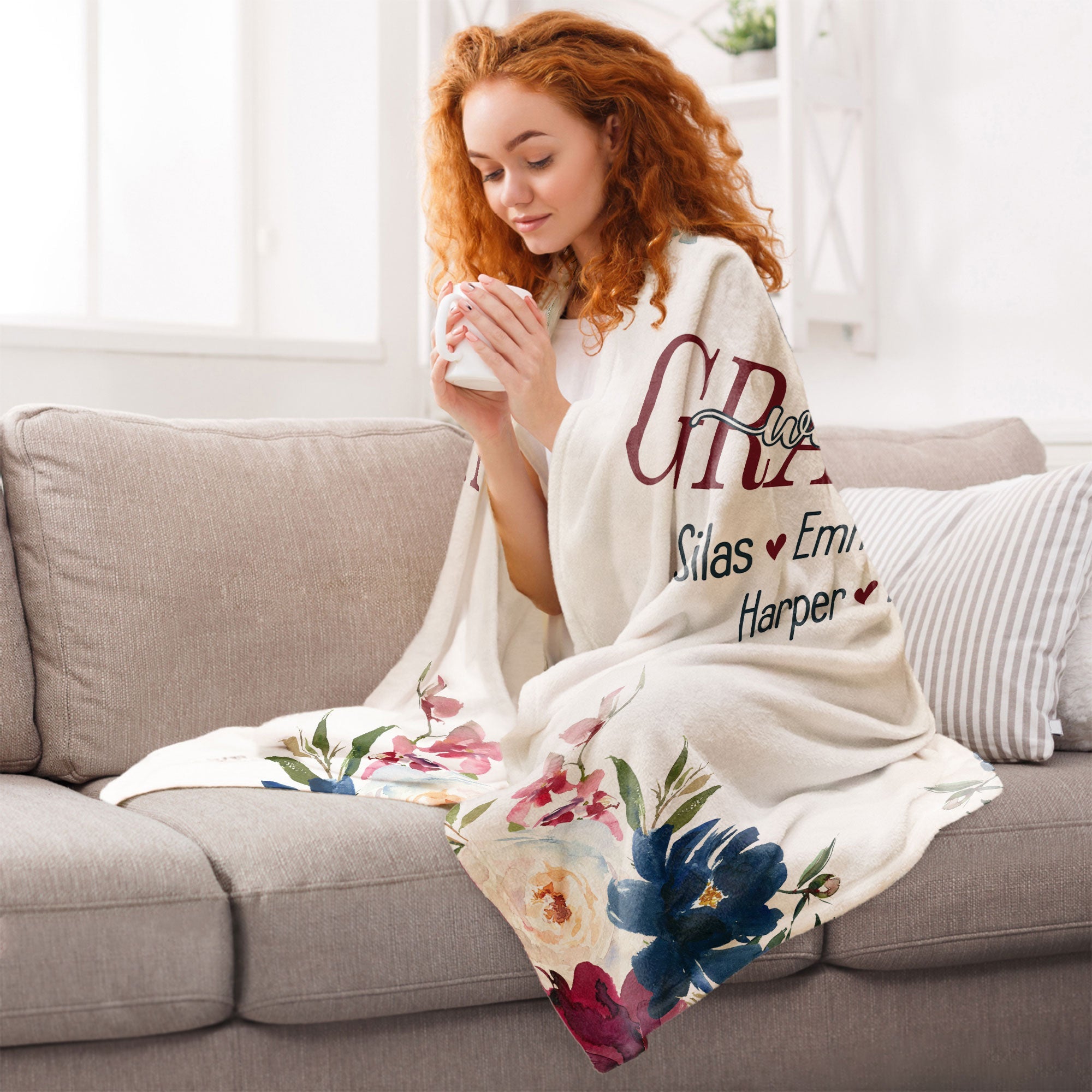 We Love You - Personalized Blanket