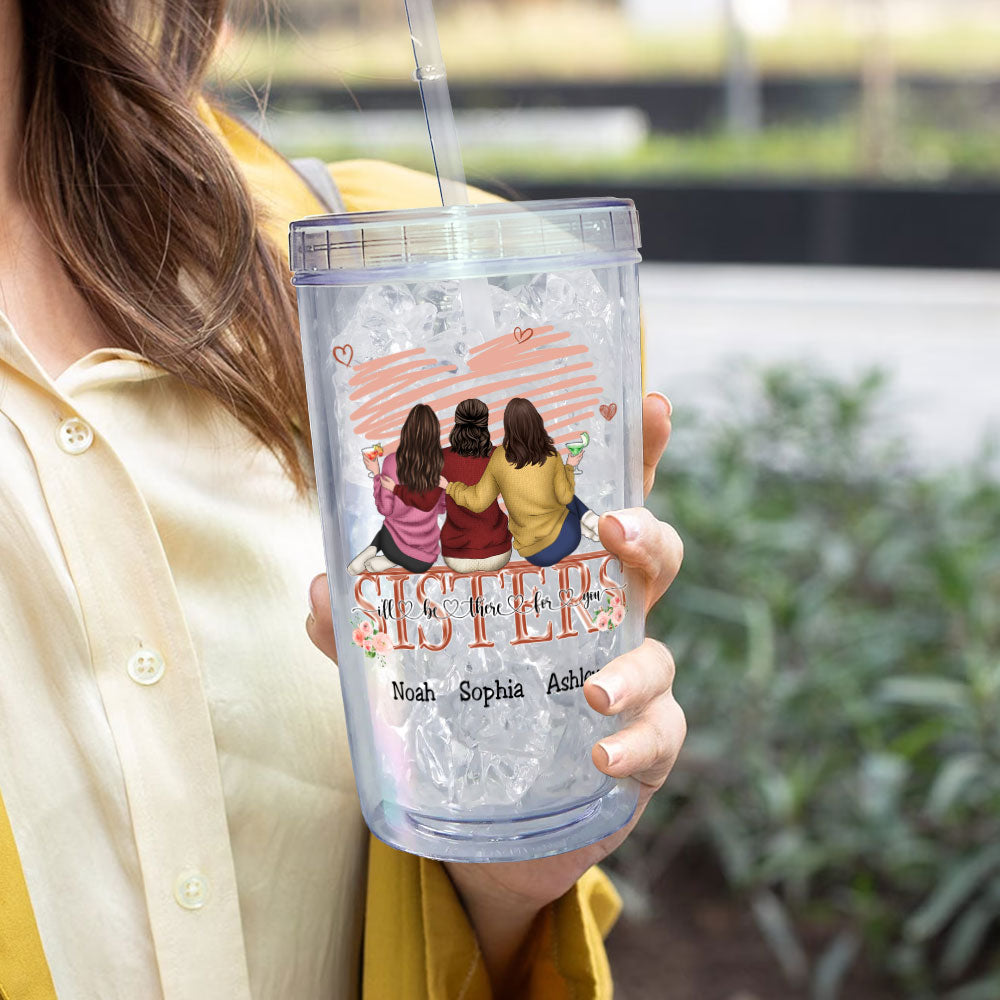 We Never Walk Alone - Personalized Acrylic Tumbler With Straw