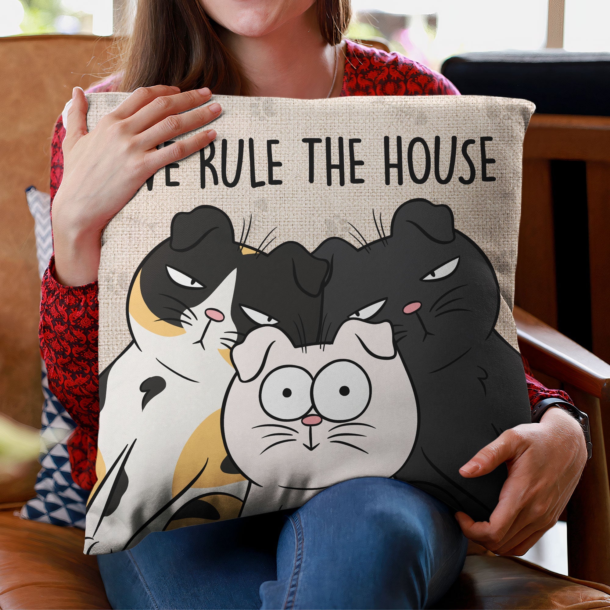 We Rule The House New Version - Personalized Pillow (Insert Included)