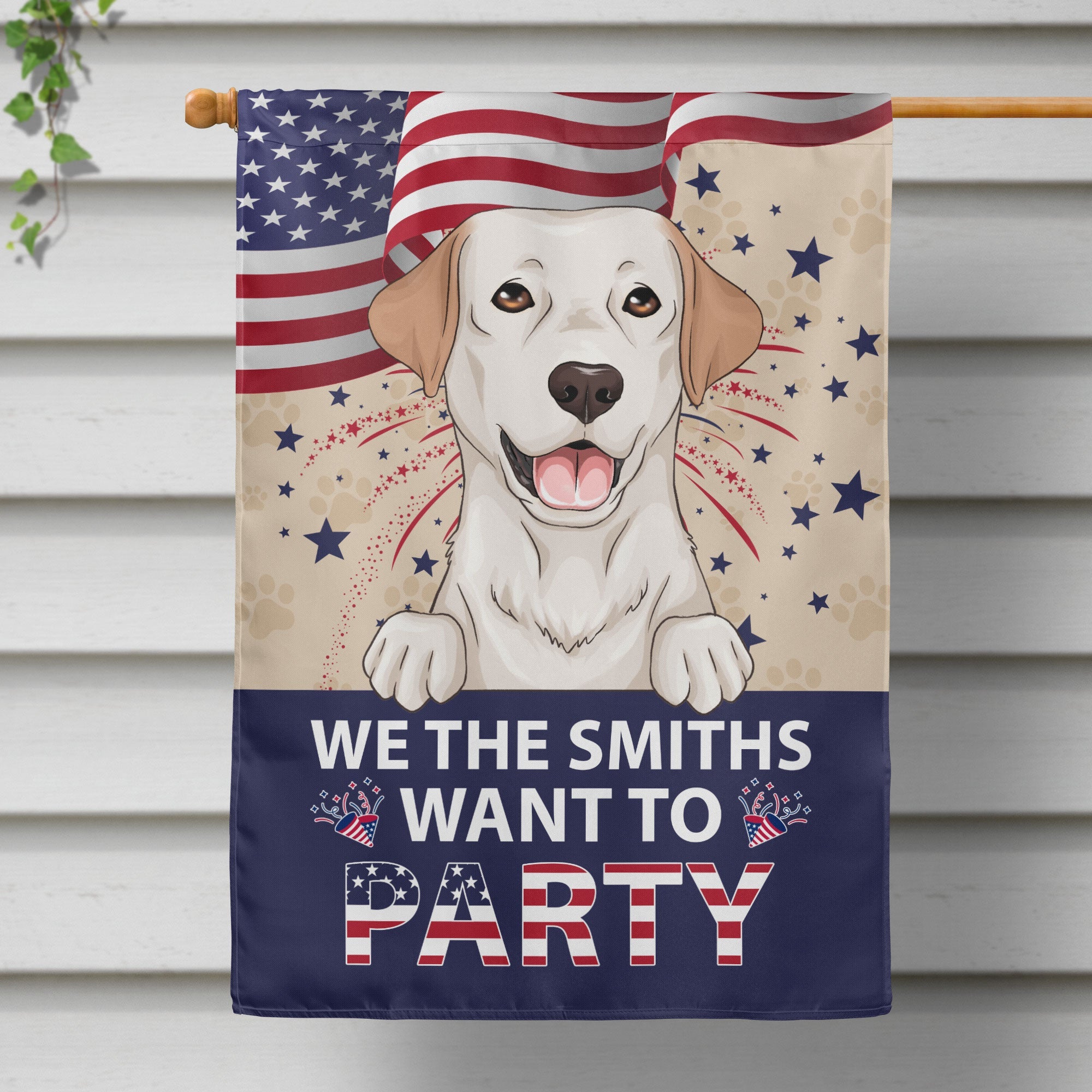 We Want The Party 4Th July - Personalized Flag