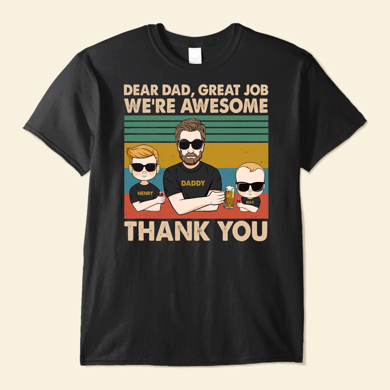 We're Awesome Thank You - Personalized Shirt