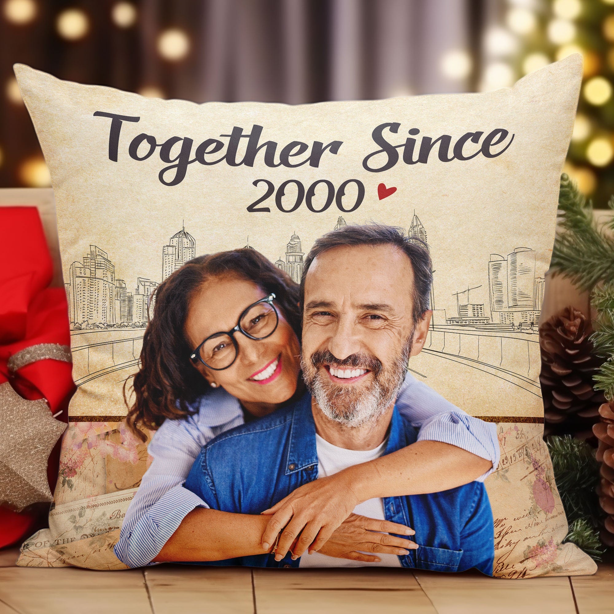 We've Together Since - Personalized Photo Pillow (Insert Included)