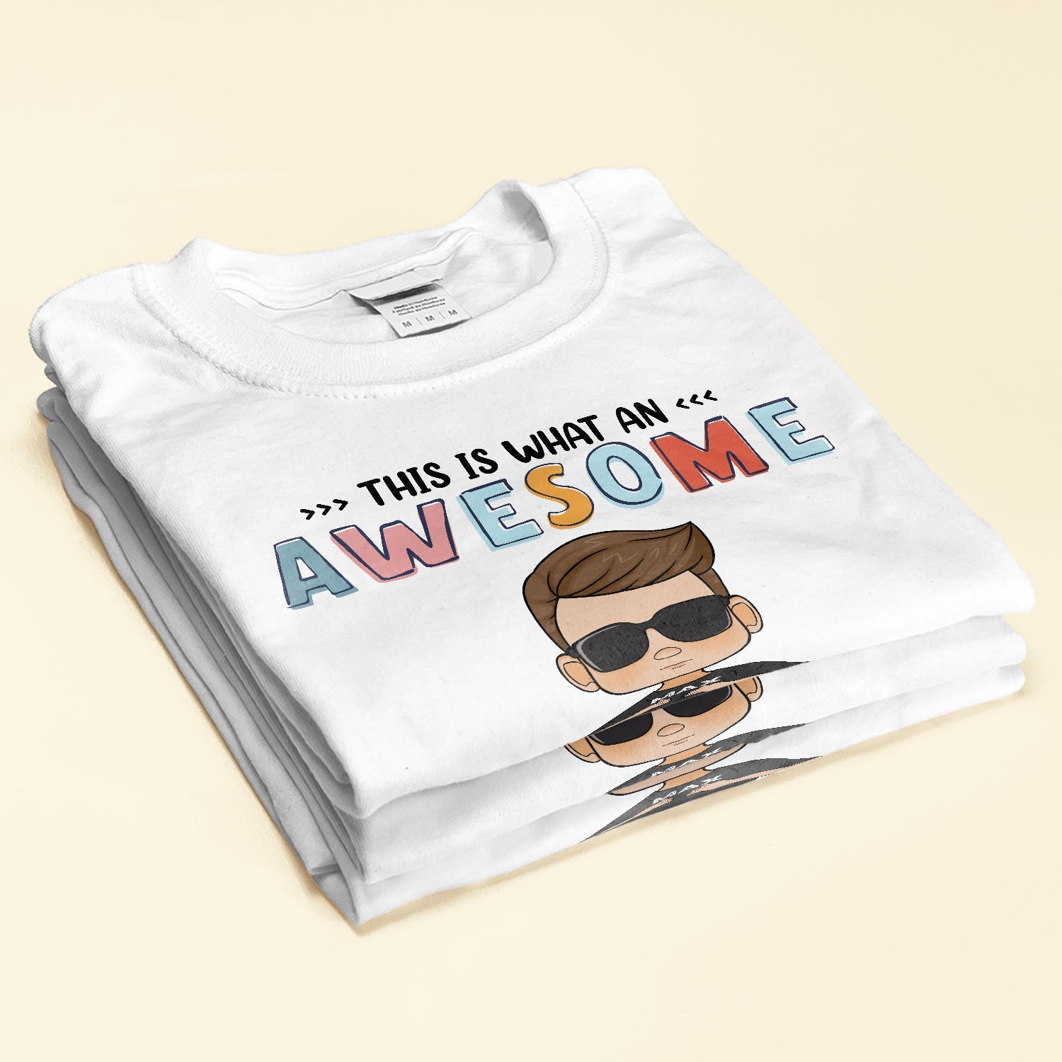 What Awesome Brother Sister Looks Like - Personalized Youth Shirt - Gift For Brothers, Sisters - Kid Self-pointing