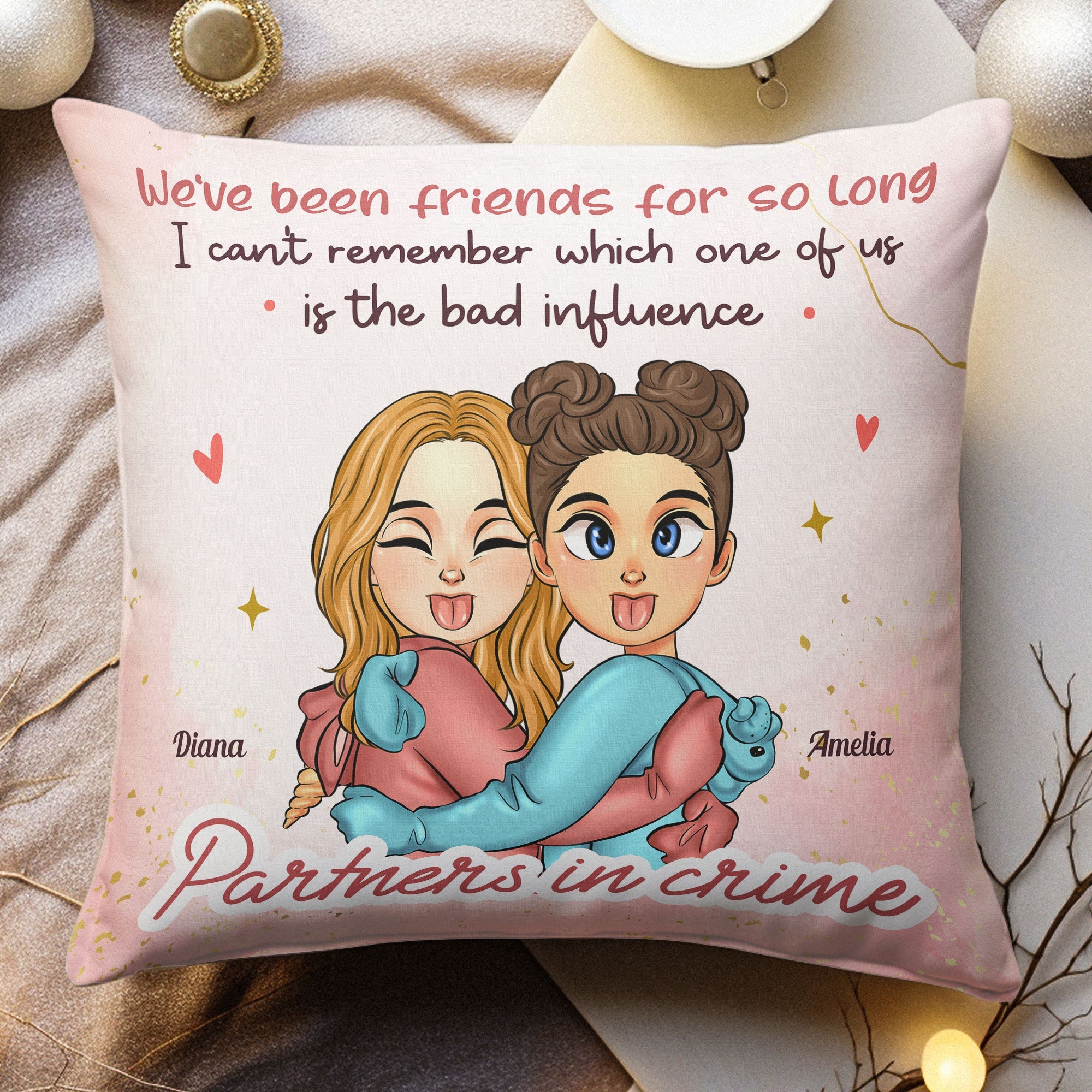 Who Is The Bad Influence - Personalized Pillow