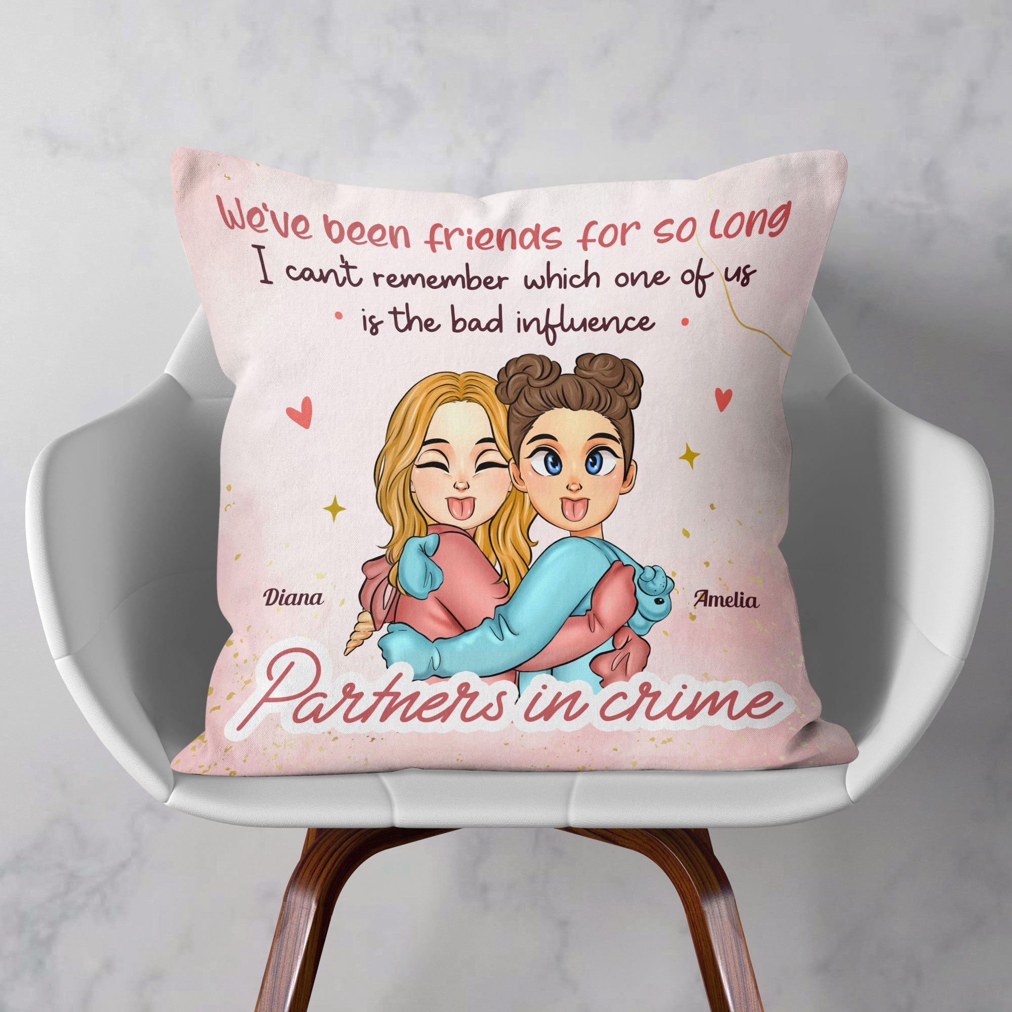 Who Is The Bad Influence - Personalized Pillow