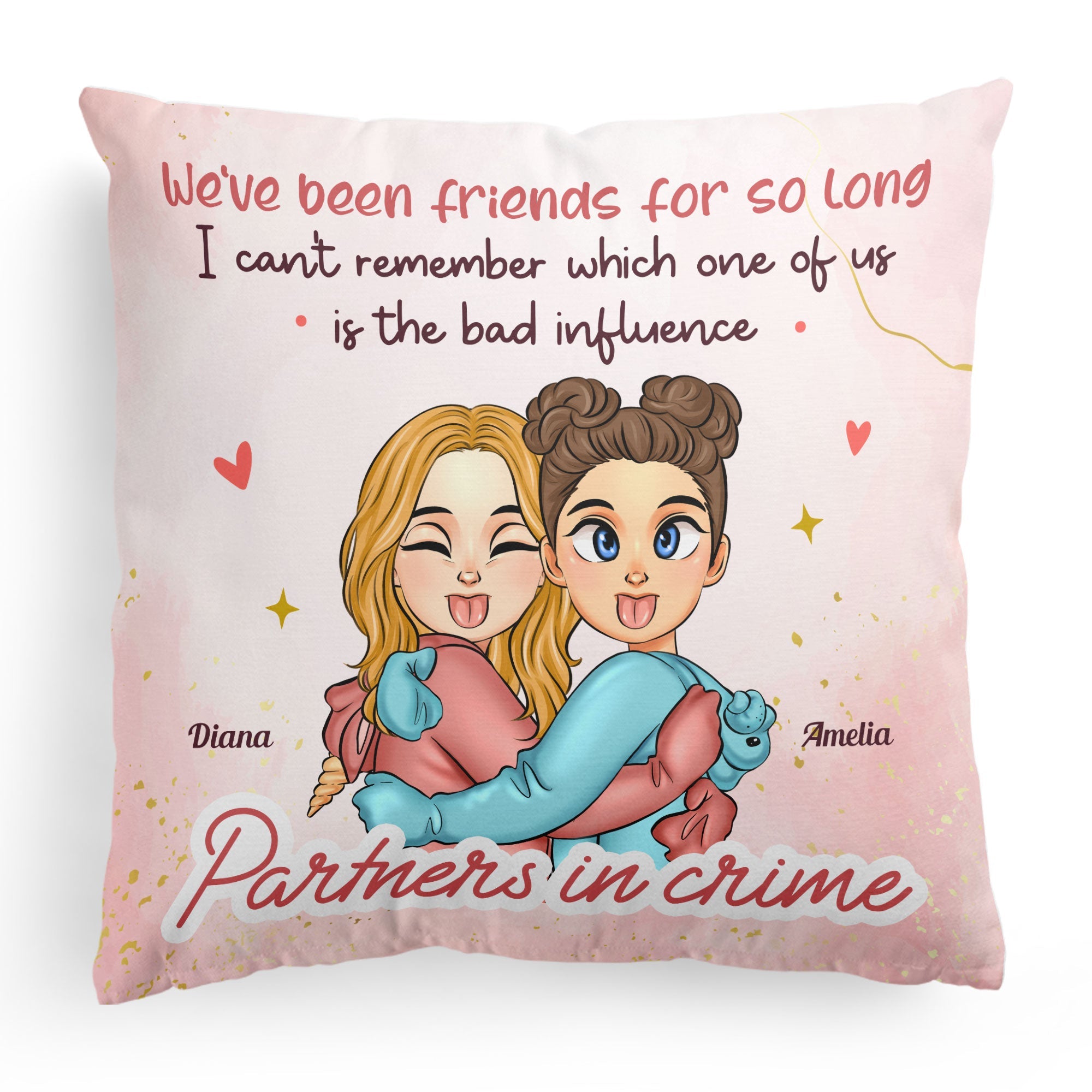 Who Is The Bad Influence - Personalized Pillow