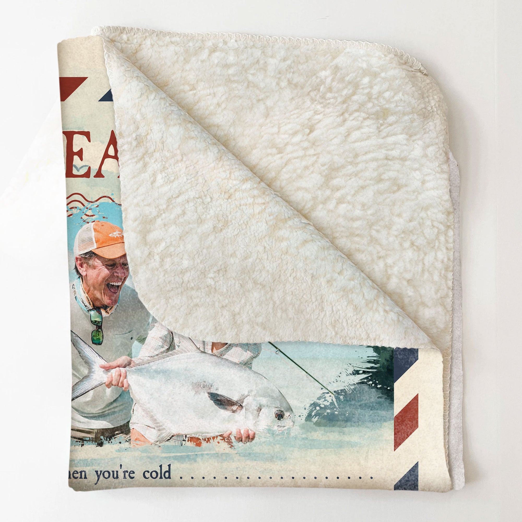 Wrap Up Tight Dad - Personalized Photo Blanket