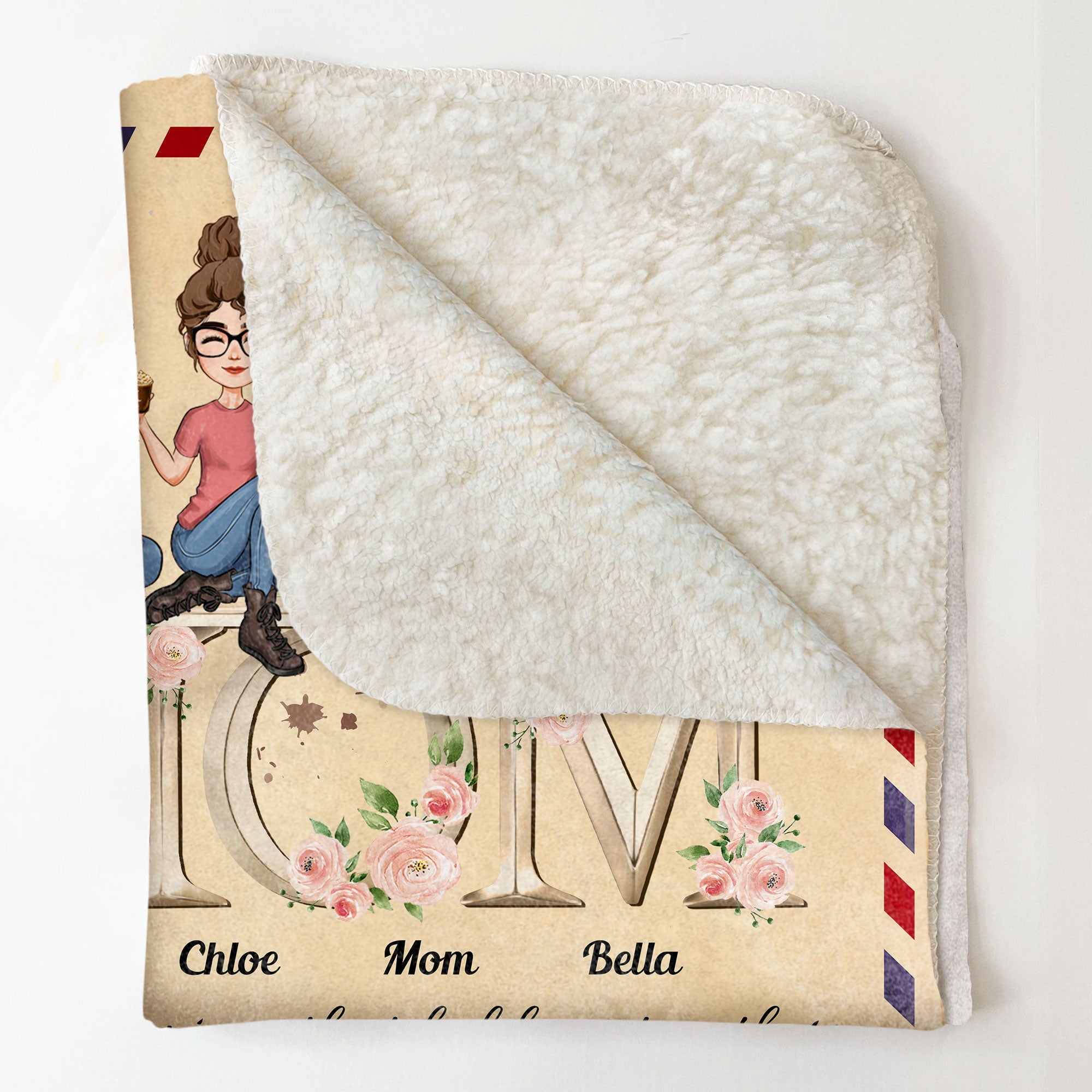 Wrap Yourself Up In This Blanket - Personalized Blanket - Mother's Day, Loving Gift For Mom, Mum, Mother, Mommy