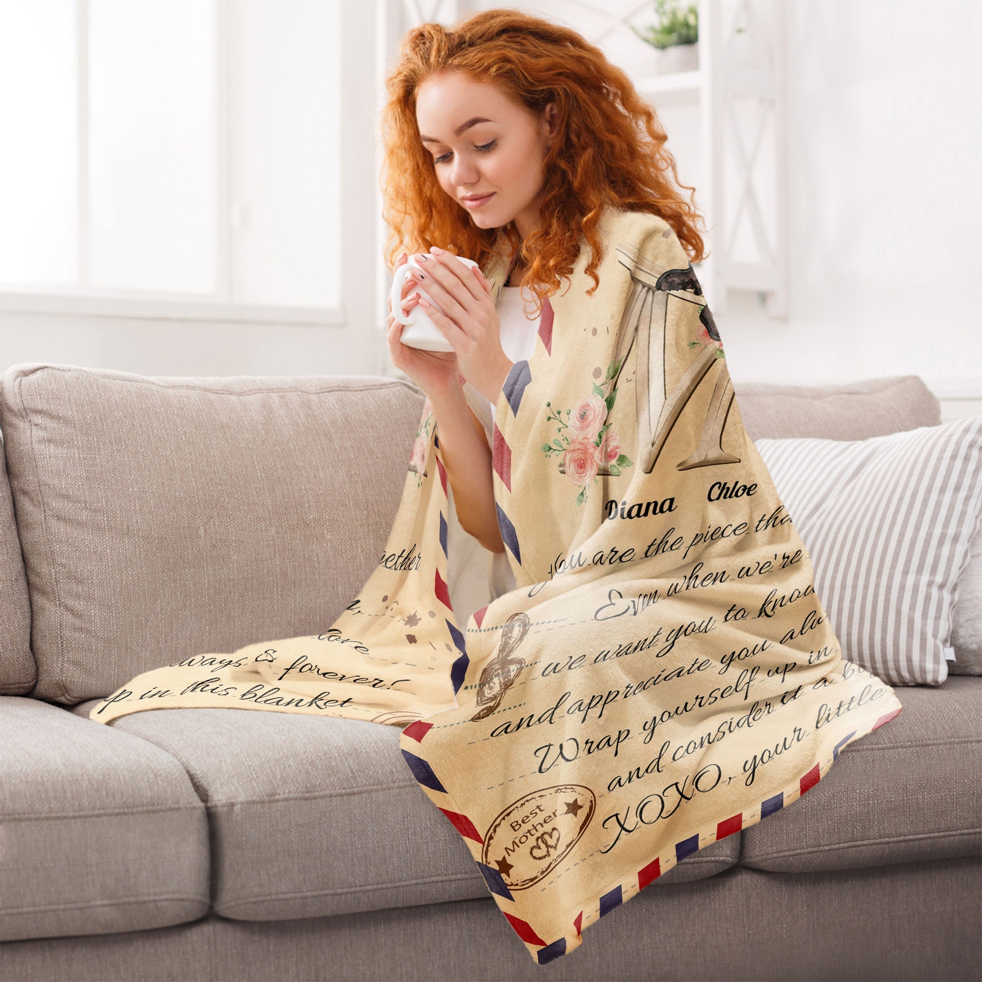 Wrap Yourself Up In This Blanket - Personalized Blanket - Mother's Day, Loving Gift For Mom, Mum, Mother, Mommy