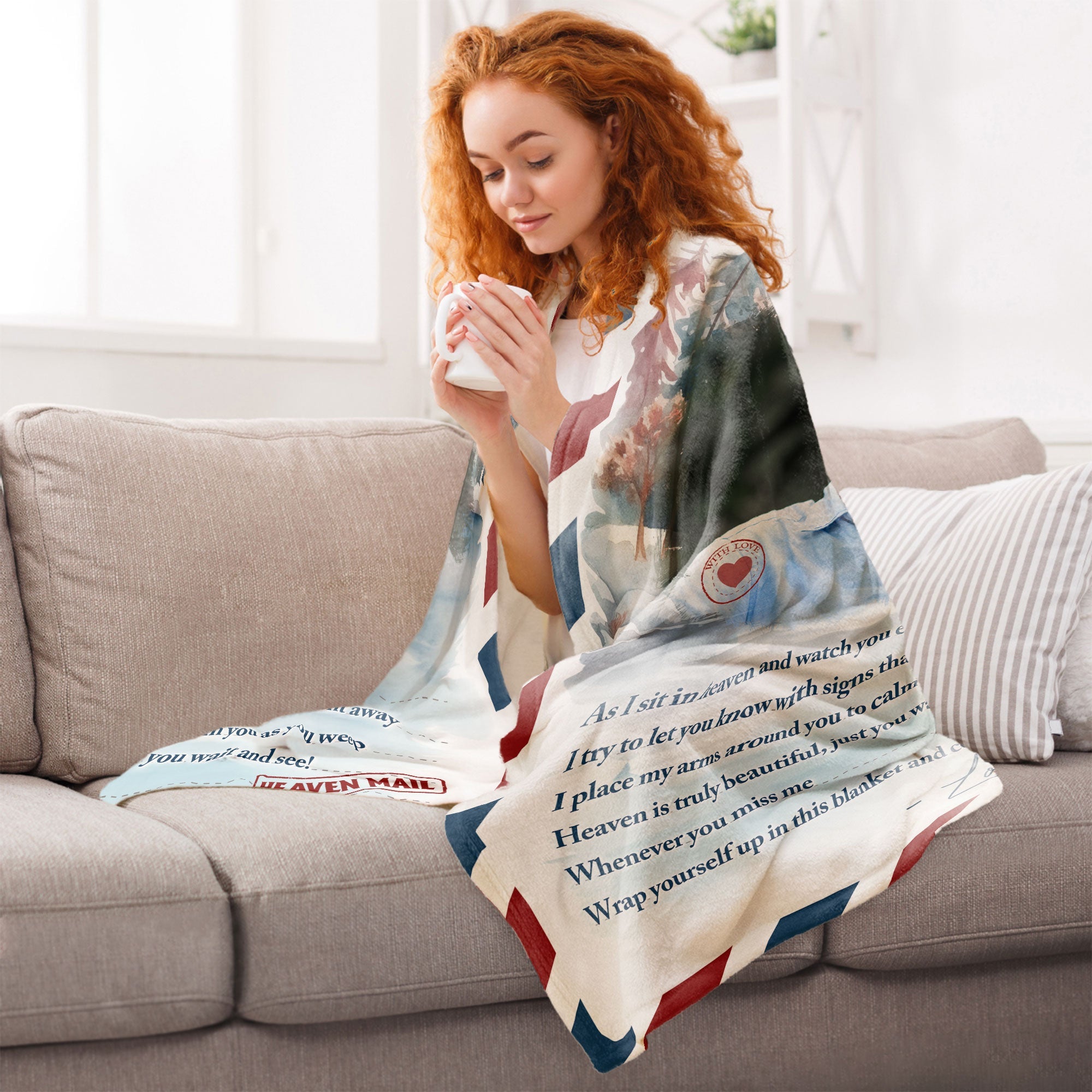 Wrap Yourself Up In This Blanket - Personalized Memory Photo Blanket