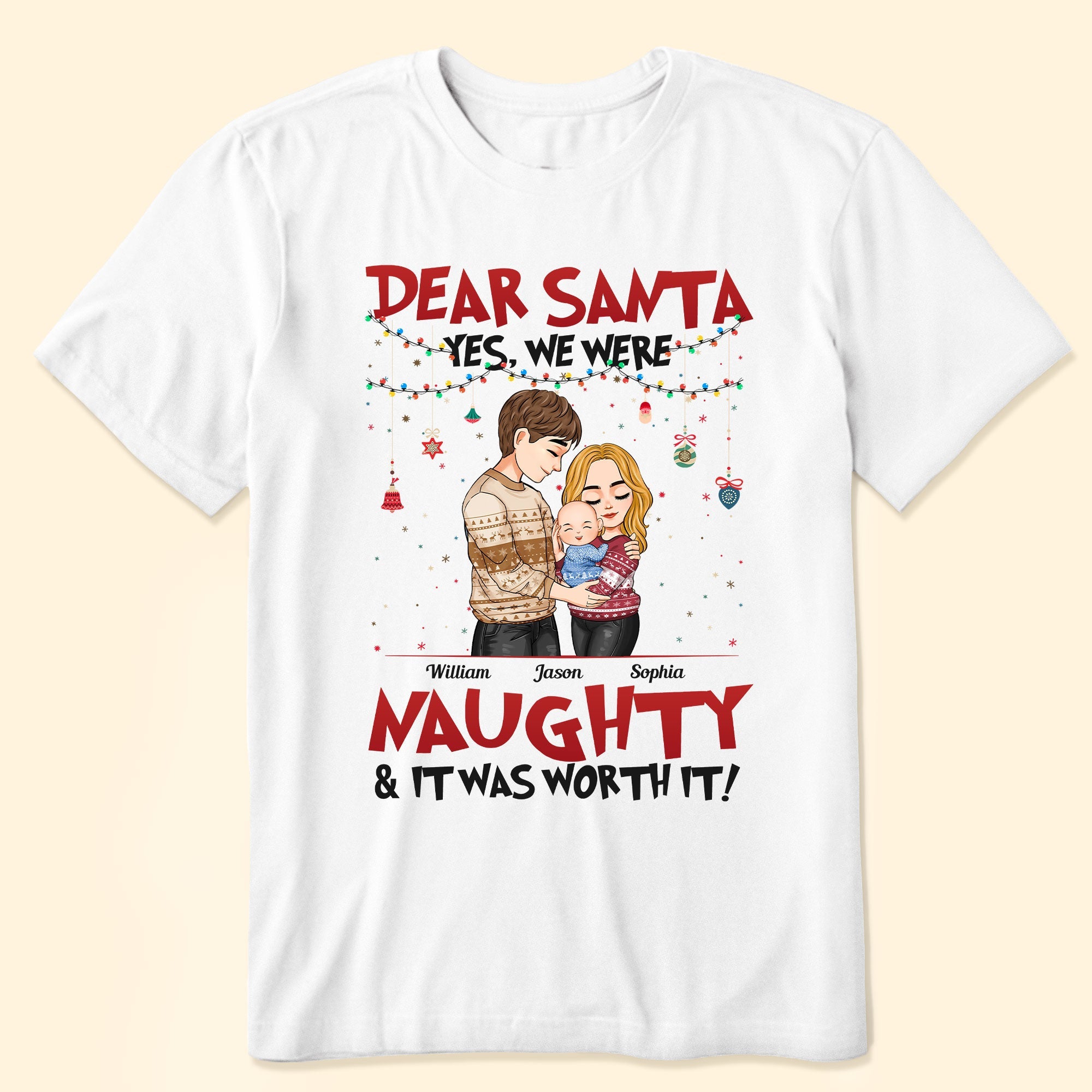 Yes, We Were Naughty - Personalized Shirt