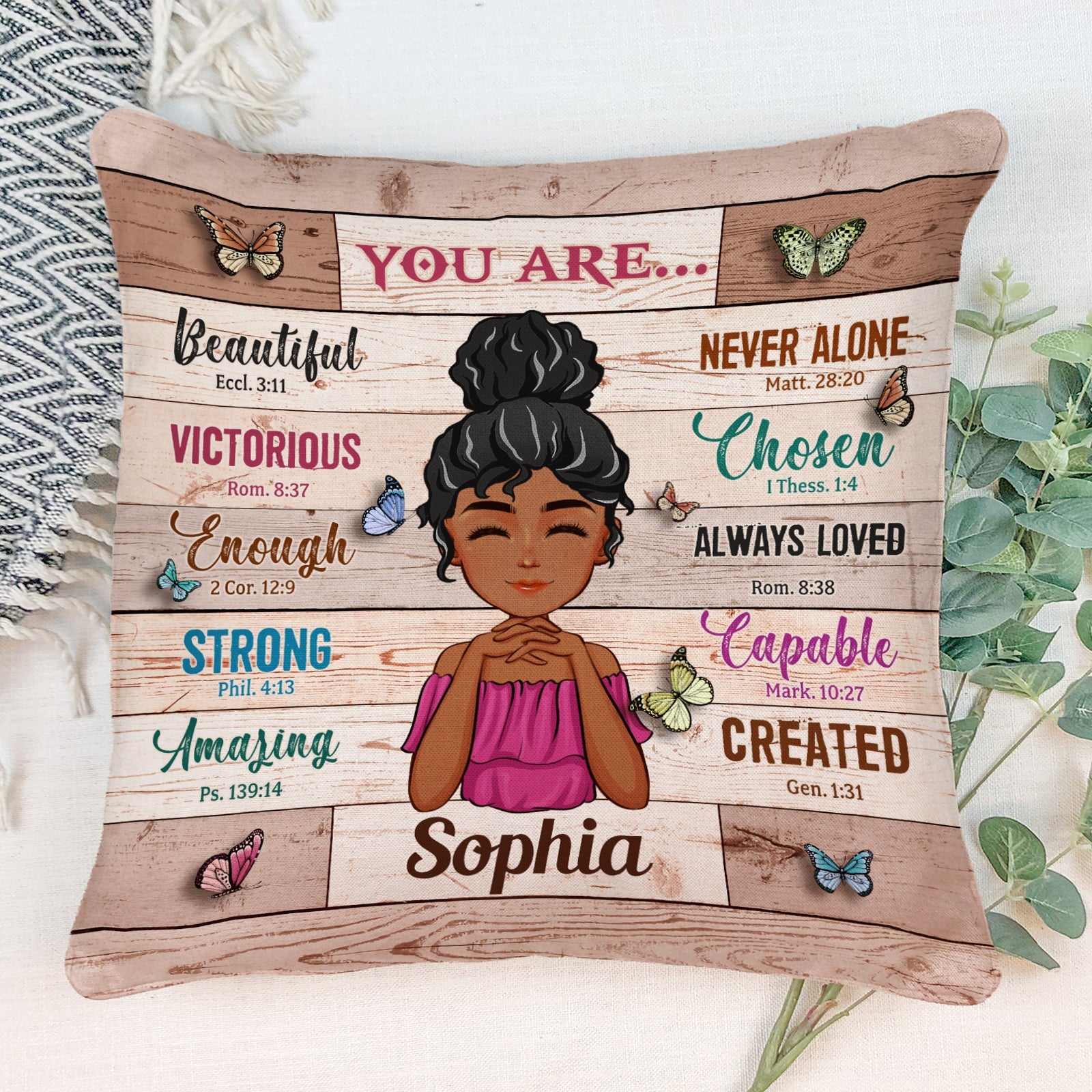 You Are Beautiful New Version - Personalized Pillow (Insert Included)