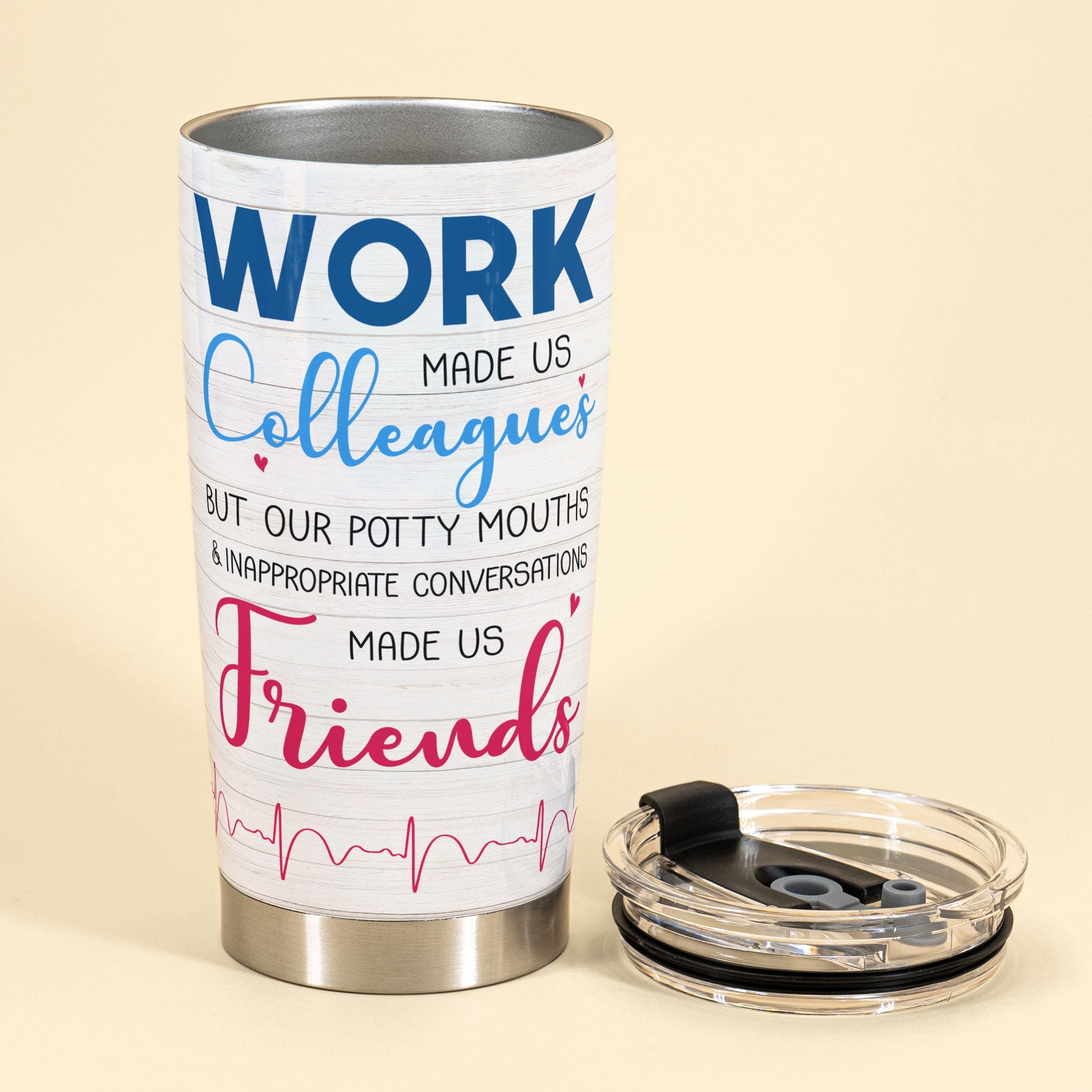 You Are My Person - Personalized Tumbler Cup - Gift For Best Friends - Cartoon Nurse