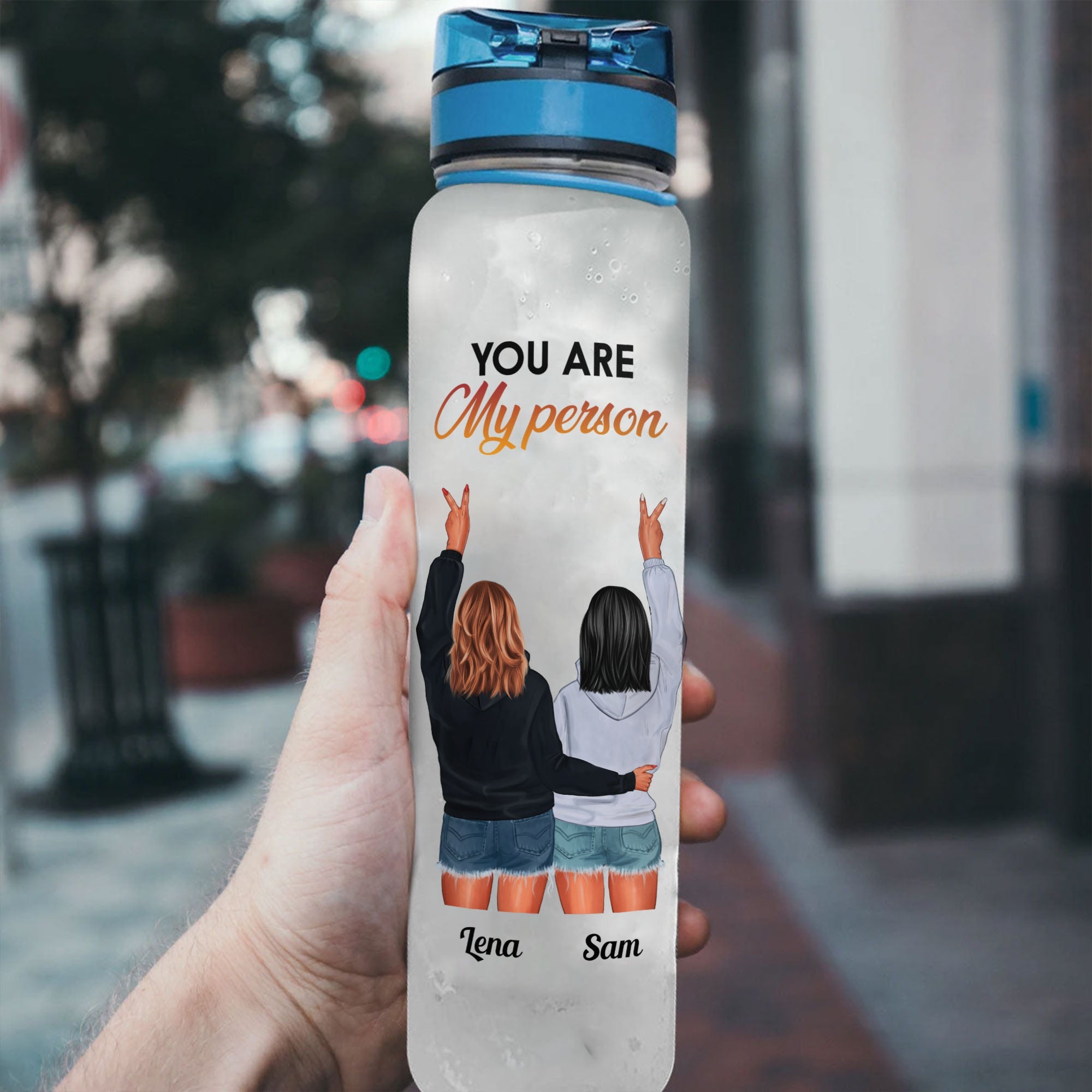 You Are My Person - Personalized Water Tracker Bottle