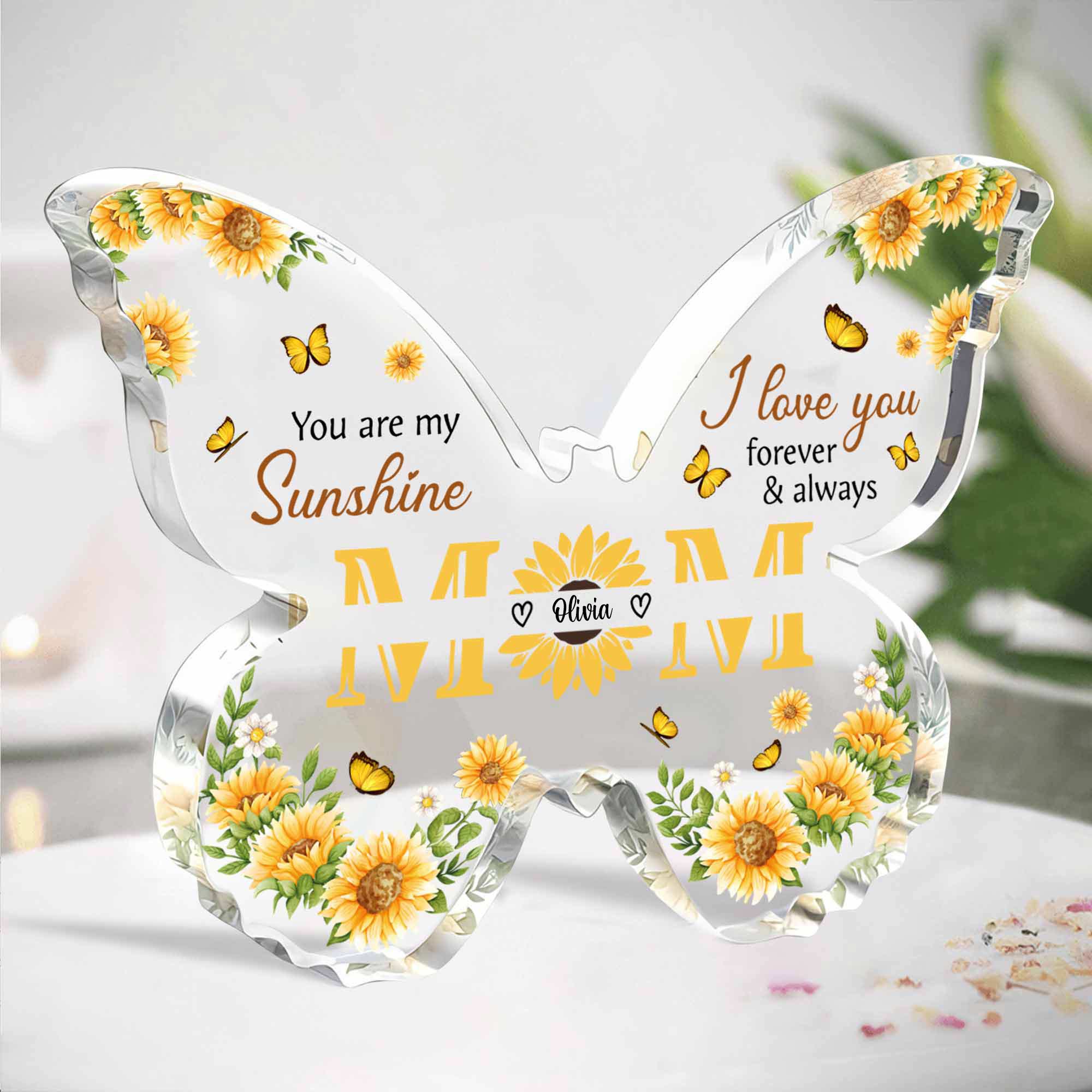 You Are My Sunshine - Personalized Acrylic Plaque